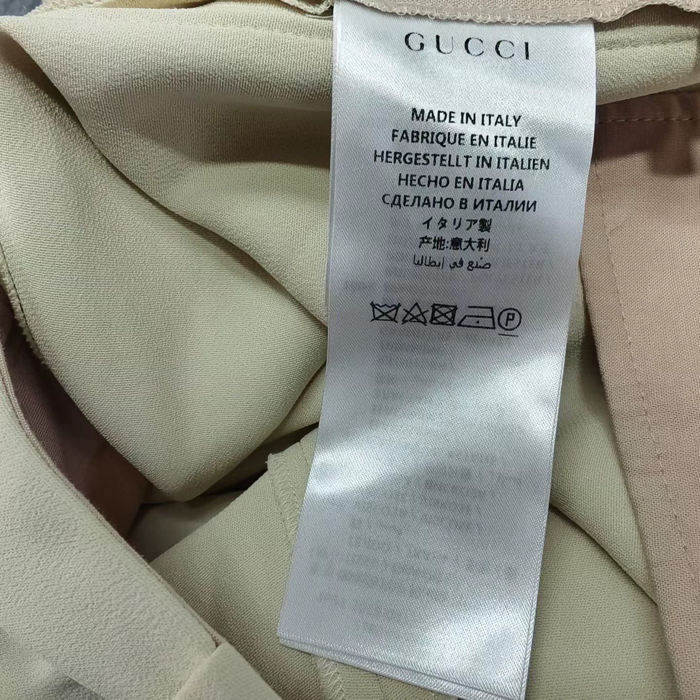 Gucci Gucci off-white casual trousers Size 27" / US 4 / IT 40 - 5 Thumbnail