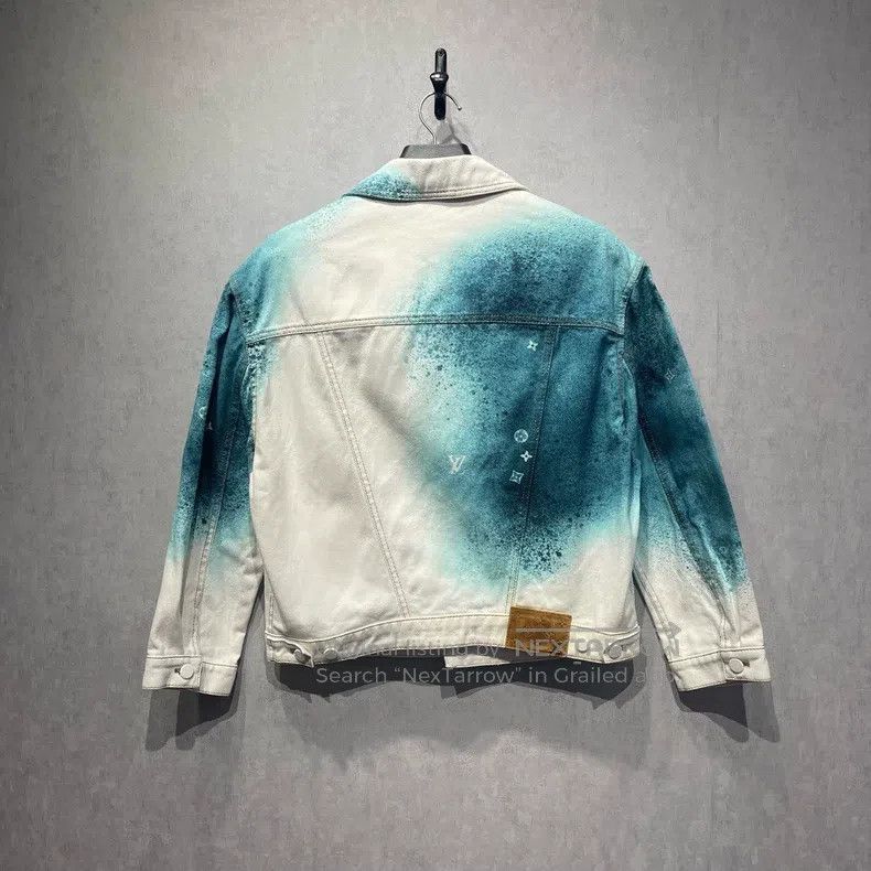 Louis Vuitton Louis Vuitton Gradient blue starry sky denim jacket Size US M / EU 48-50 / 2 - 2 Thumbnail