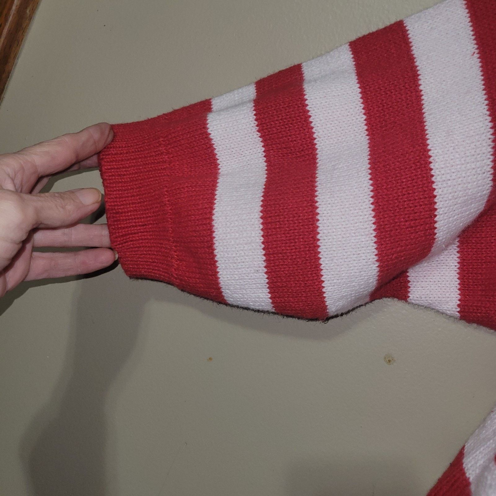 & Other Stories C.S.T. Studio Red White Striped Knit Sweater Top Women’s 1X Size XL / US 12-14 / IT 48-50 - 9 Thumbnail