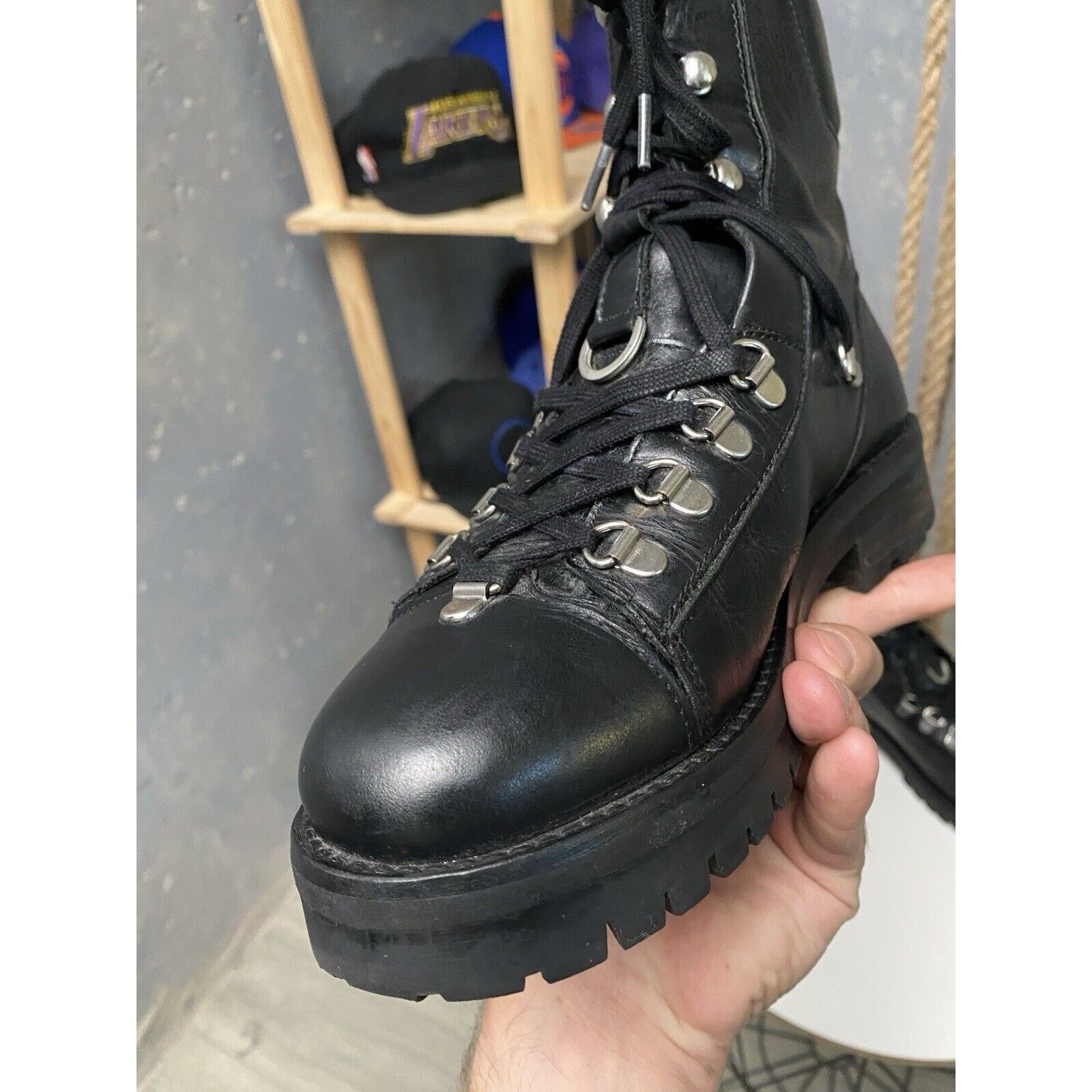 Allsaints AllSaints Franka Leather combat biker Y2K Boots Size US 8 Size US 8 / IT 38 - 7 Thumbnail