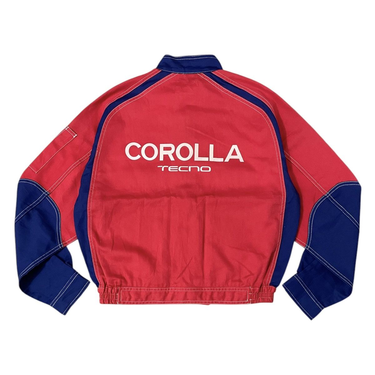 Japanese Brand × Sports Specialties Vintage Toyota Techno Two Tone Bomber Jacket Size US L / EU 52-54 / 3 - 4 Thumbnail