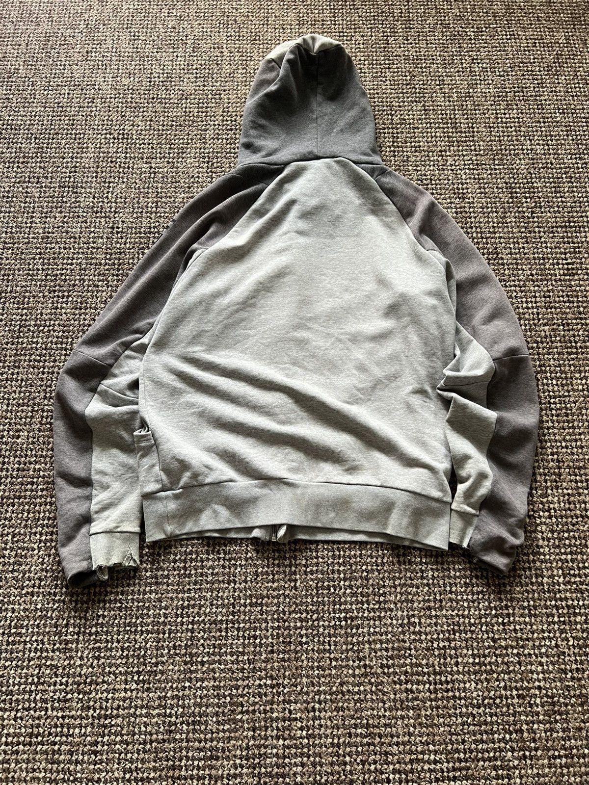 Nike Nike Zip Hoodie Basic Vintage Y2K Oversized Grey Streetwear Size US M / EU 48-50 / 2 - 6 Thumbnail