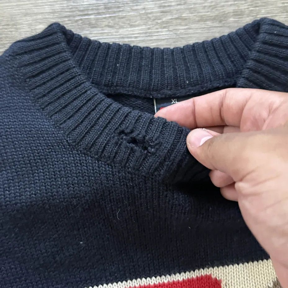 Diesel Vintage Diesel D Logo Knit Sweater Size XL Size US XL / EU 56 / 4 - 3 Thumbnail