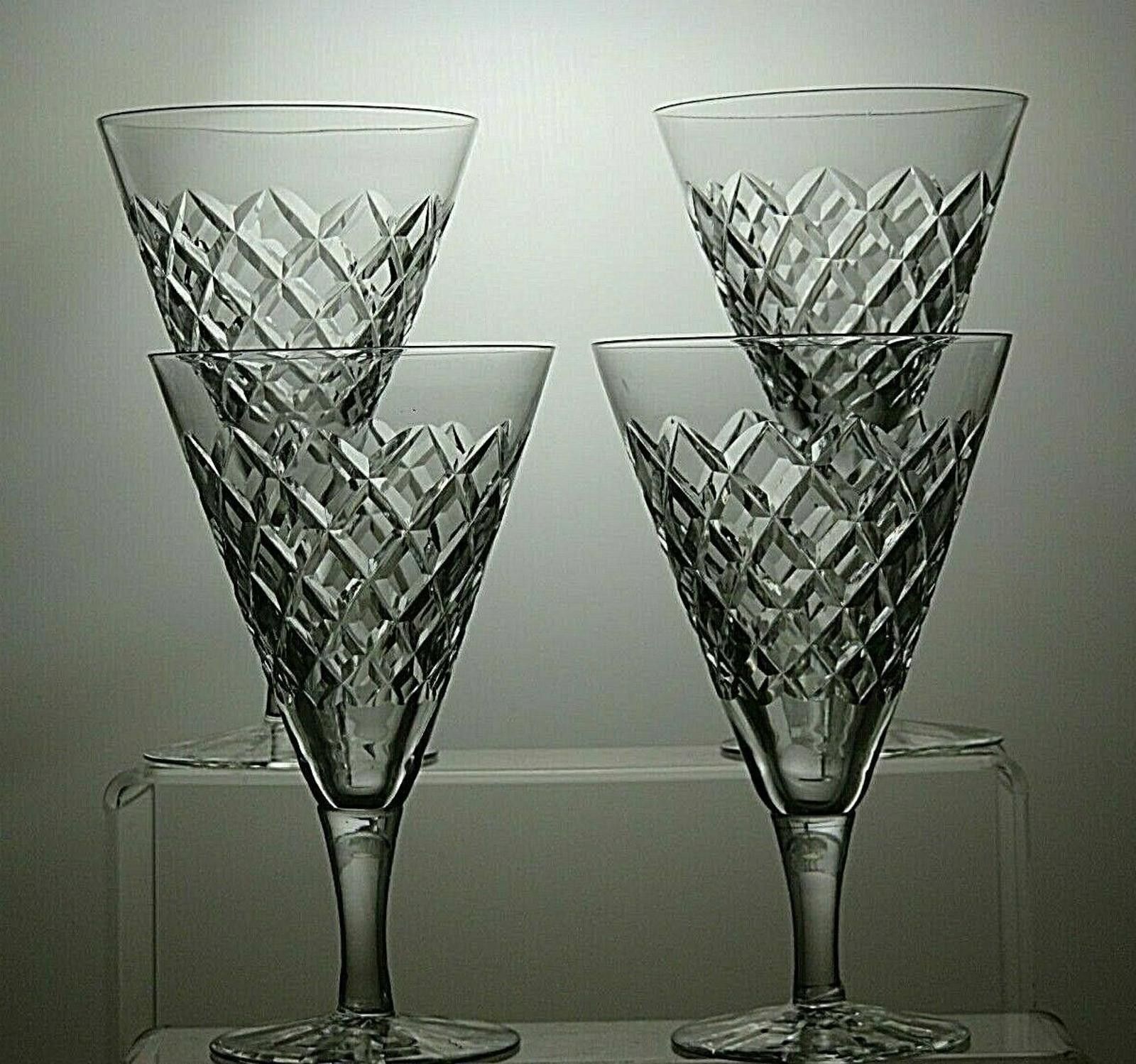Other Edinburgh Crystal Cut Claret Set of 4 Wine Glasses 6 1/4" Size ONE SIZE - 3 Thumbnail