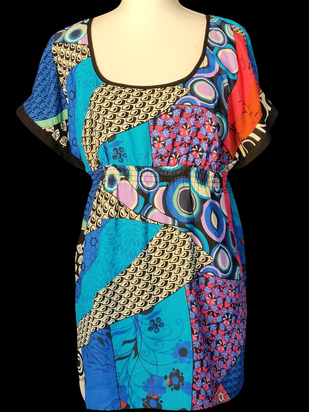 Other Matty M Women's Patchwork Pattern Top Size Medium Size M / US 6-8 / IT 42-44 - 3 Thumbnail