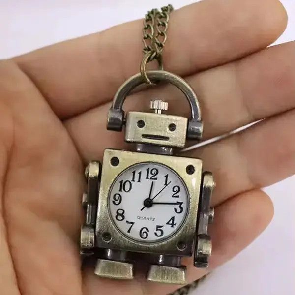 Jewelry Kitayama x Fuka robot shape watch pendant Necklace Size ONE SIZE - 1 Thumbnail