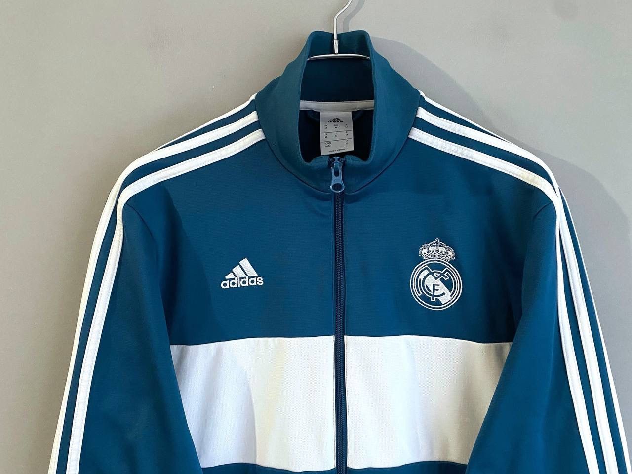Adidas Real Madrid 2017/18 Pre Match Soccer Track Jacket, M BR2496 Size US M / EU 48-50 / 2 - 3 Thumbnail
