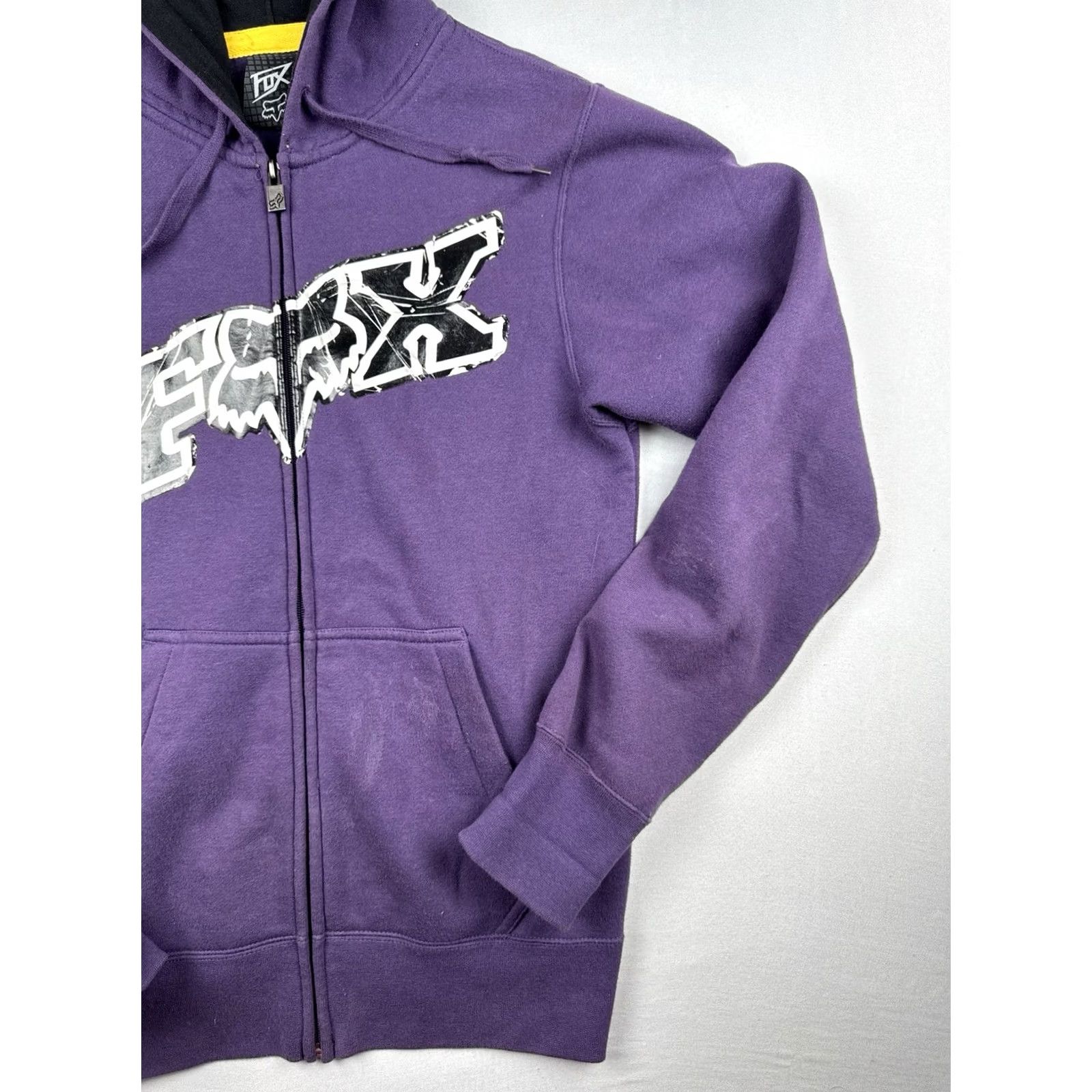 Fox Racing Fox Racing Hoodie Purple Big Logo Spell-Out Y2K Zip Size US S / EU 44-46 / 1 - 4 Thumbnail