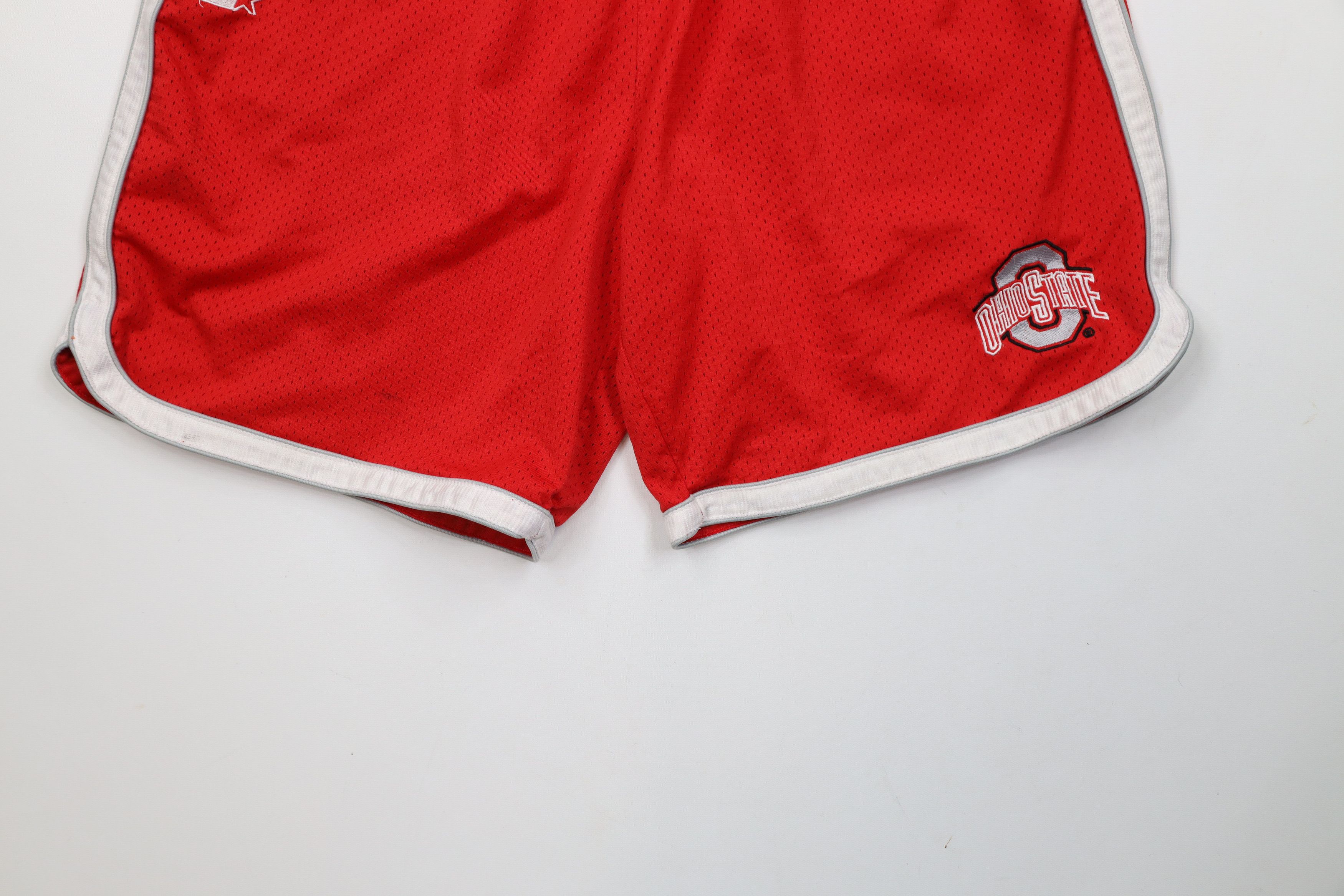 Starter × Vintage Vintage 90s Starter Ohio State University Basketball Shorts Size US 34 / EU 50 - 4 Thumbnail