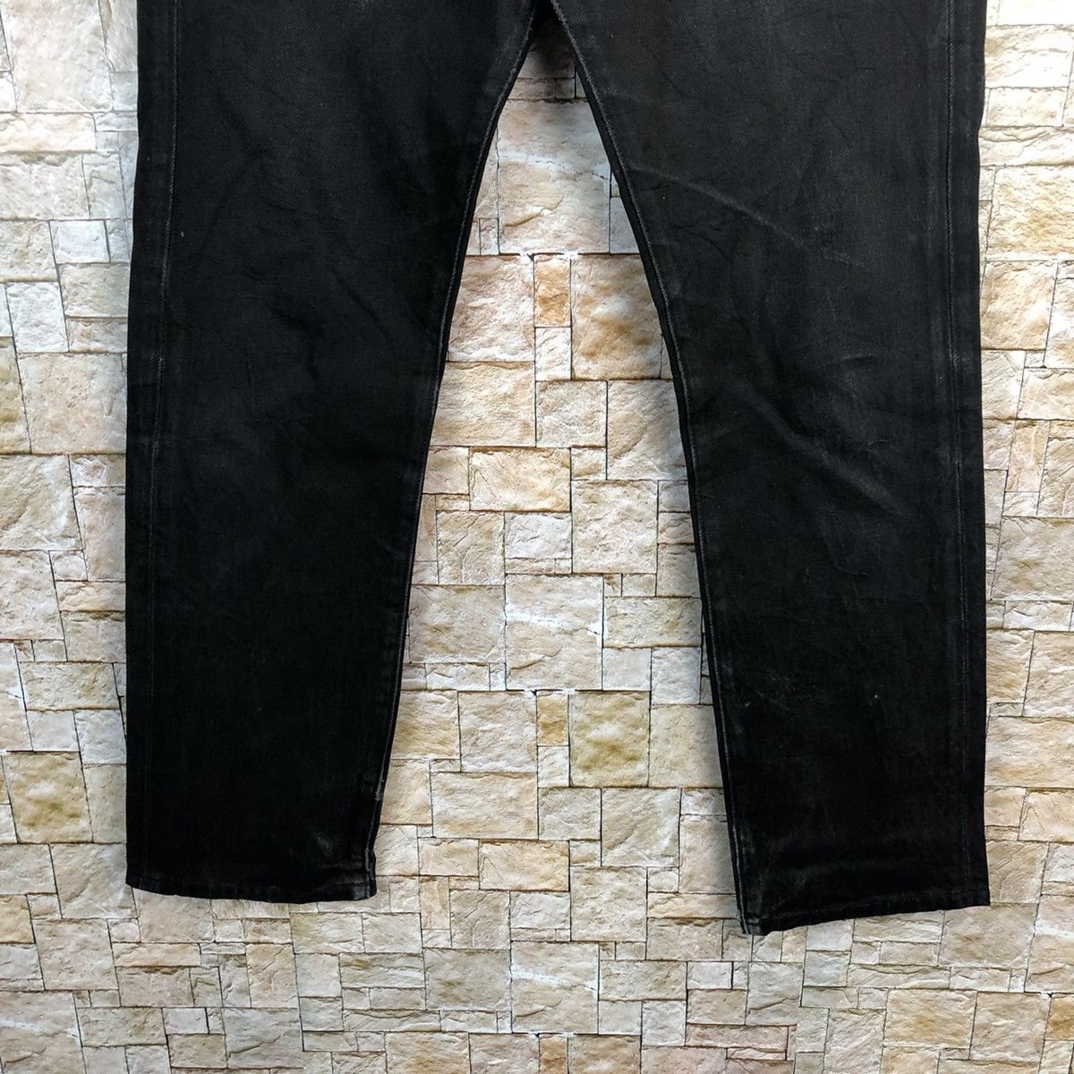 Levi's Levis super Black Denim ripped Pants #7574 Size US 29 - 7 Thumbnail