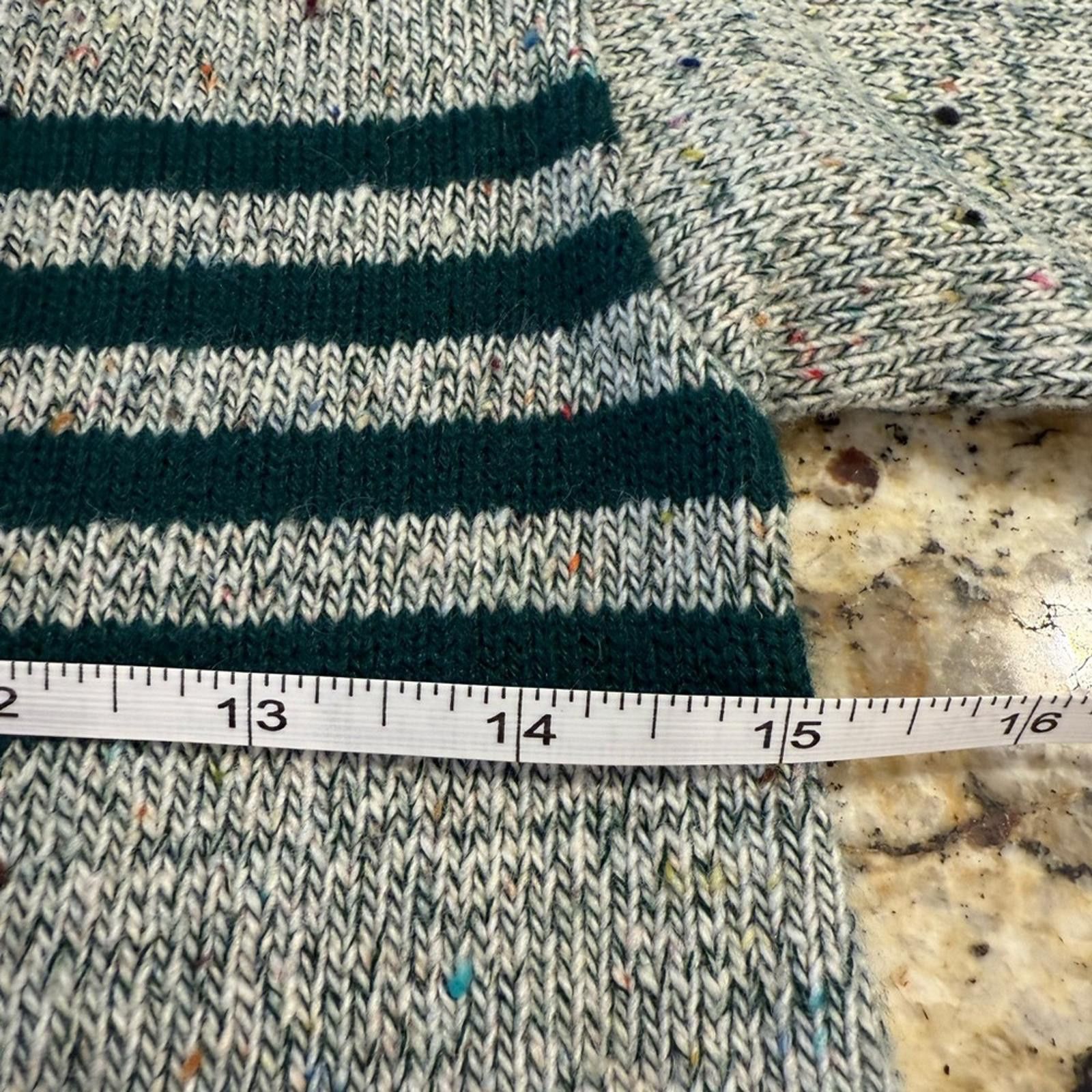 Other Penrose vintage sweater speckled gray & green stripes SZ SM Size S / US 4 / IT 40 - 9 Thumbnail