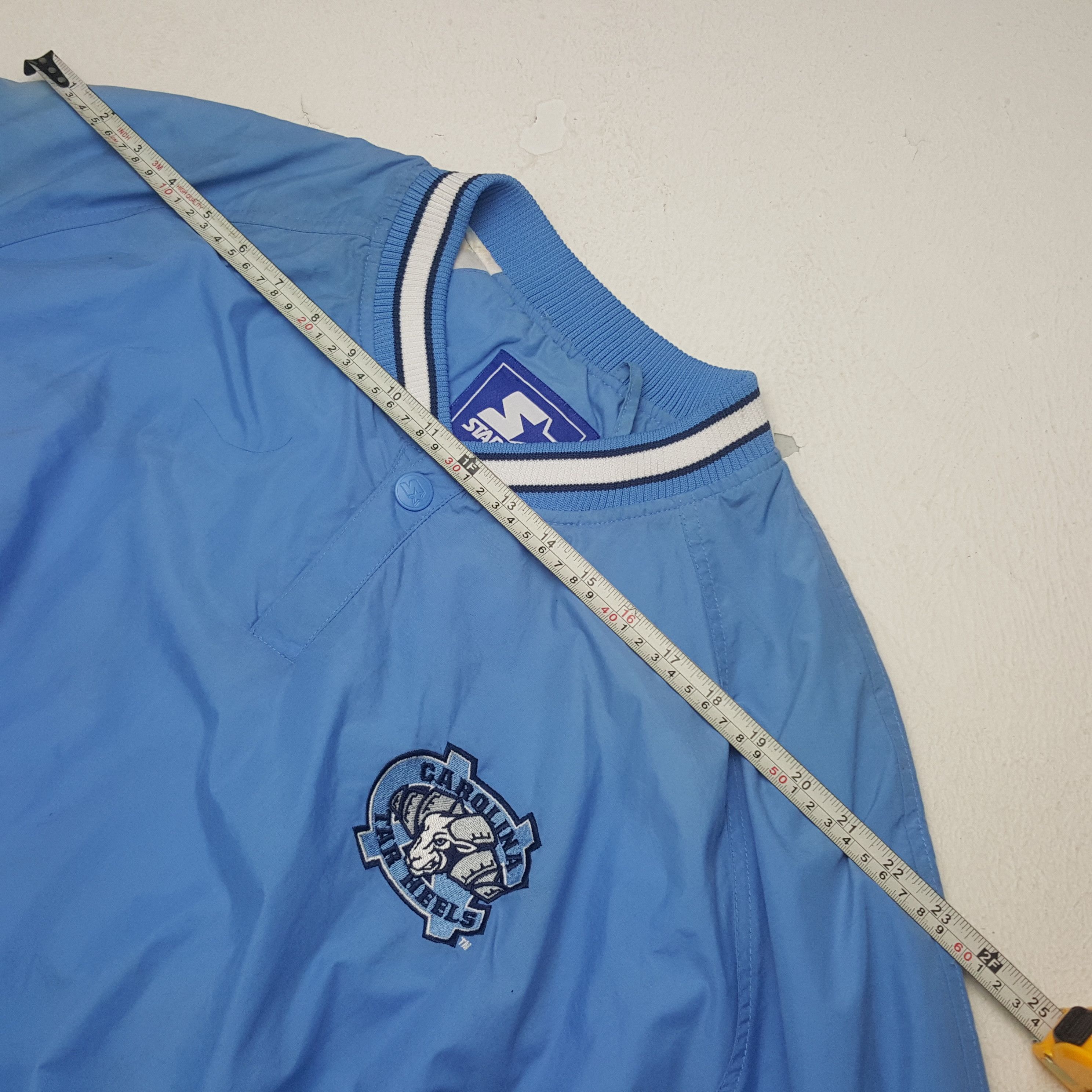 Starter × Vintage Vintage Starter CAROLINA Windbreaker Sweatshirt Size US XL / EU 56 / 4 - 5 Thumbnail