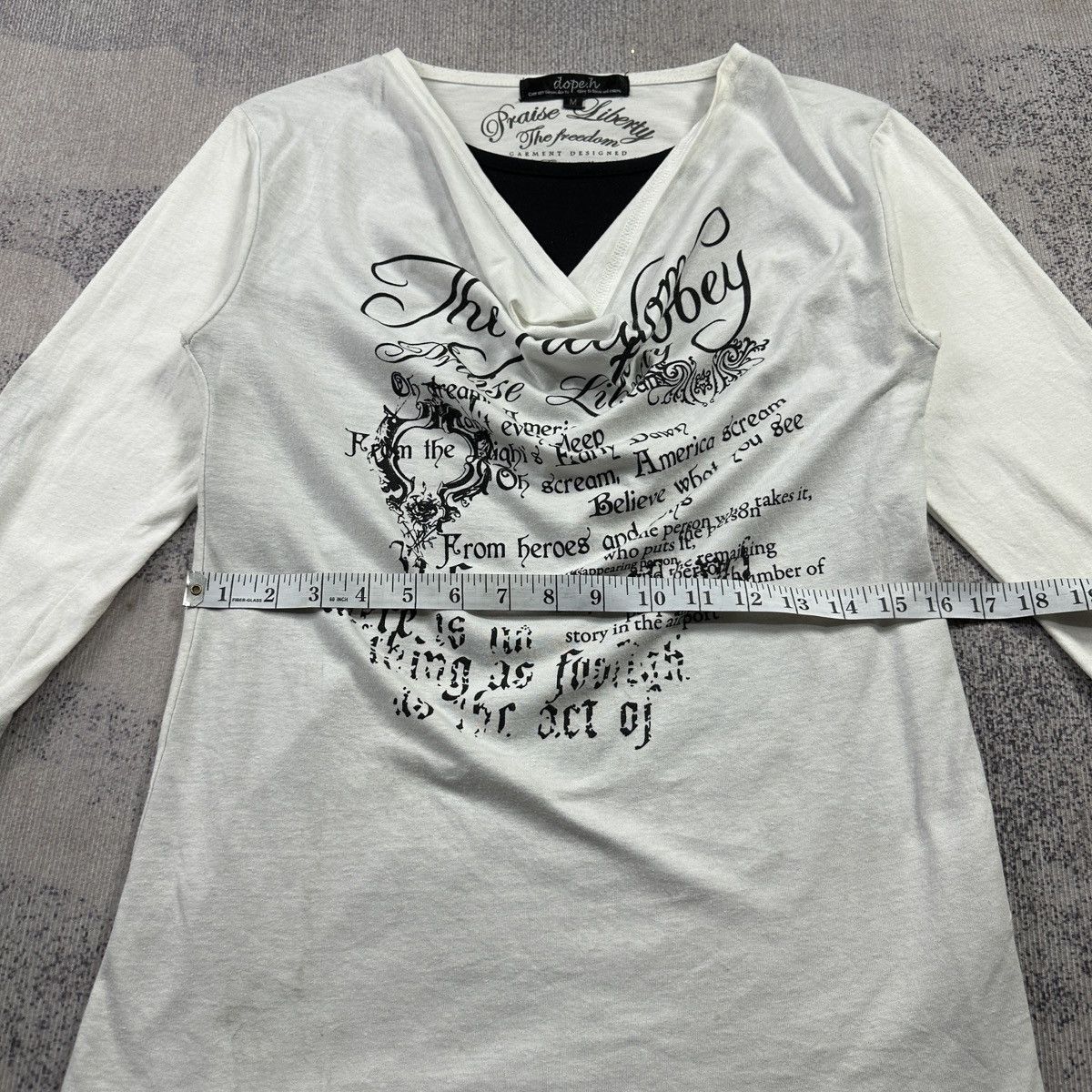 Japanese Brand Dope.h y2k longsleeve Tshirt Size M / US 6-8 / IT 42-44 - 5 Thumbnail