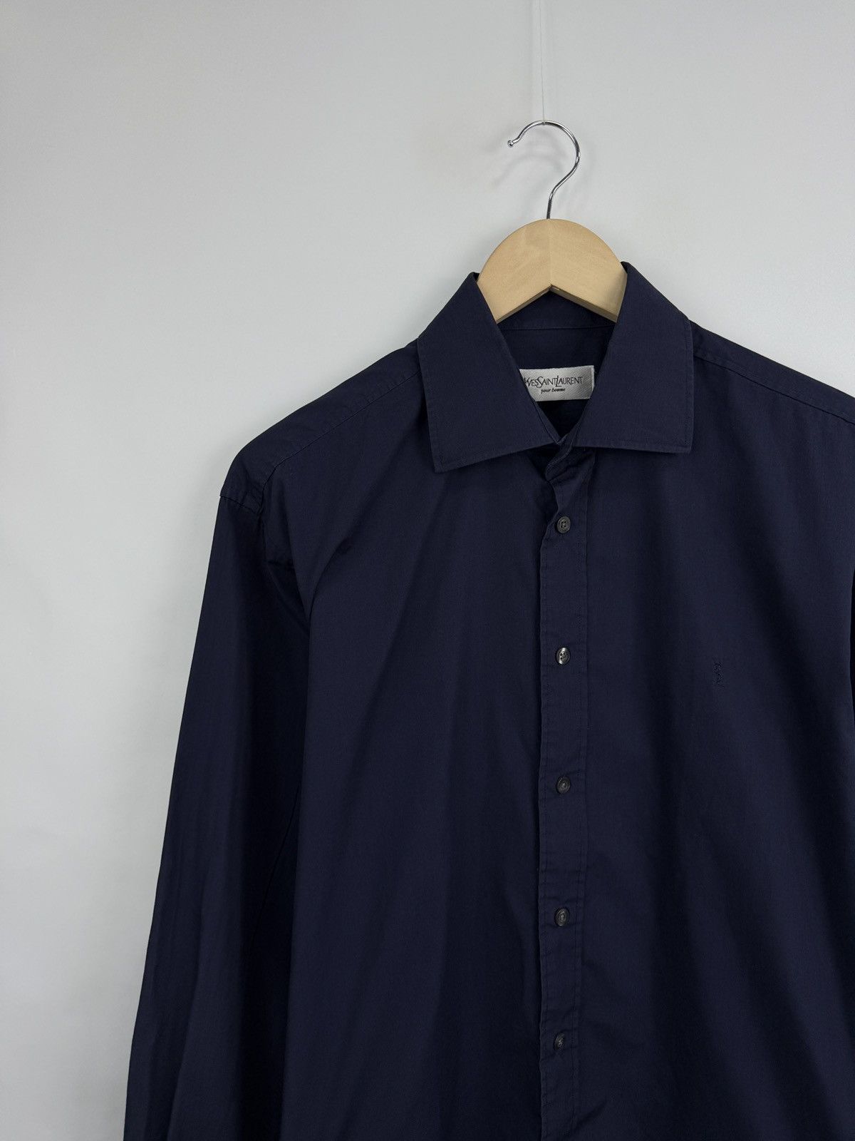 Yves Saint Laurent 🇫🇷 Vintage 90s Yves Saint Laurent YSL Shirt Rare Retro Y2K Size US L / EU 52-54 / 3 - 2 Thumbnail