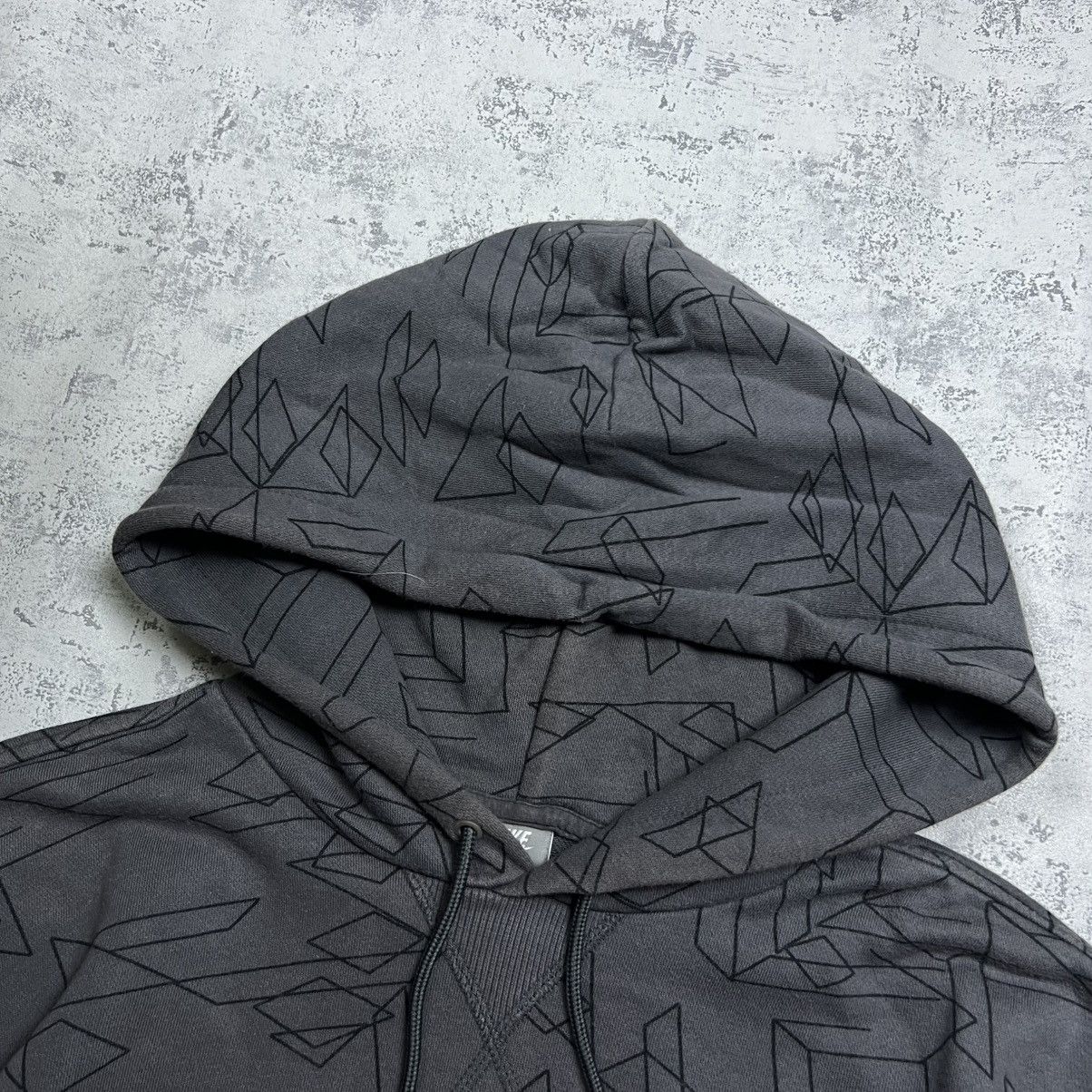 Nike 00s NIKE AIR BIG LOGO VINTAGE Y2K OVERSIZED PULLOVER HOODIE Size US M / EU 48-50 / 2 - 5 Thumbnail