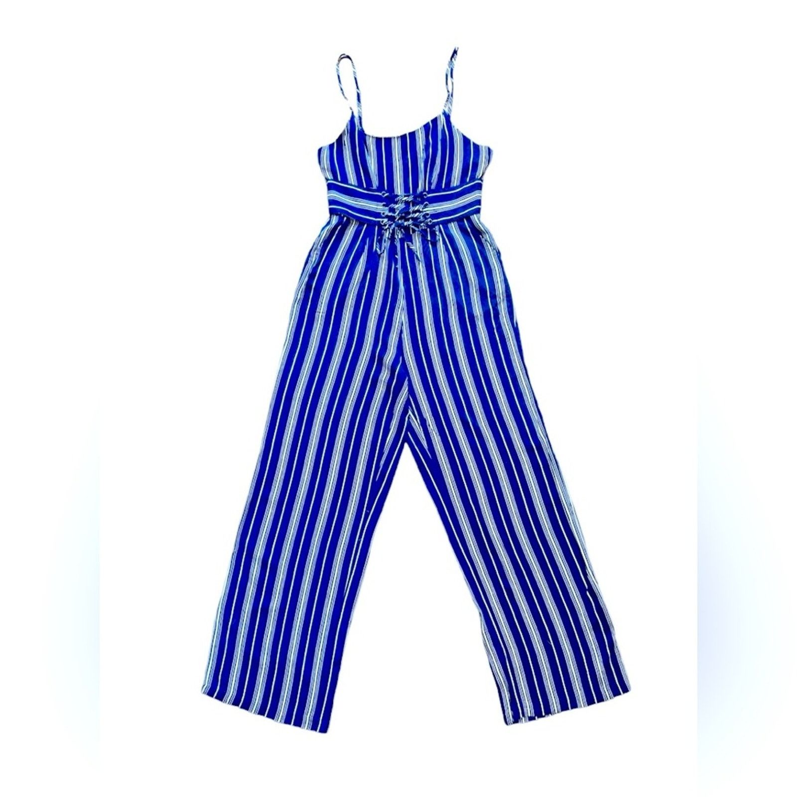 BB Dakota BB DAKOTA STRIPED JUMPSUIT. Size 33" - 1 Thumbnail
