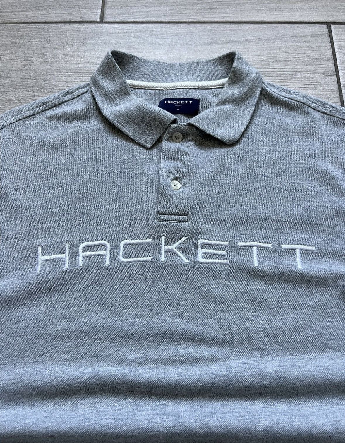 Hackett Vintage Hackett Classic Polo T-shirt Grey Old Money Size US M / EU 48-50 / 2 - 6 Thumbnail