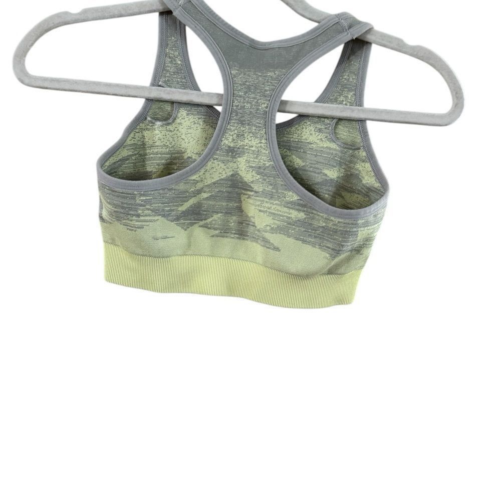 Gymshark Gymshark Gray and Yellow Racerback Sports Bra Size S / US 4 / IT 40 - 10 Thumbnail