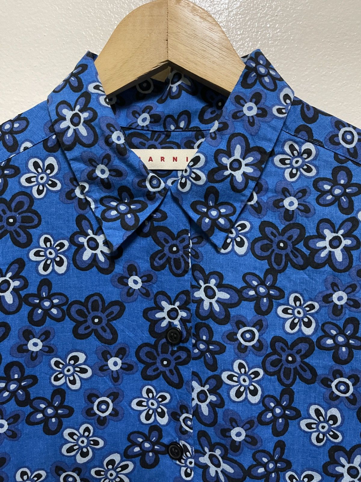 Marni × Uniqlo Uniqlo Marni Open Collar Short Sleeve Pleated Dress Size S / US 4 / IT 40 - 4 Thumbnail