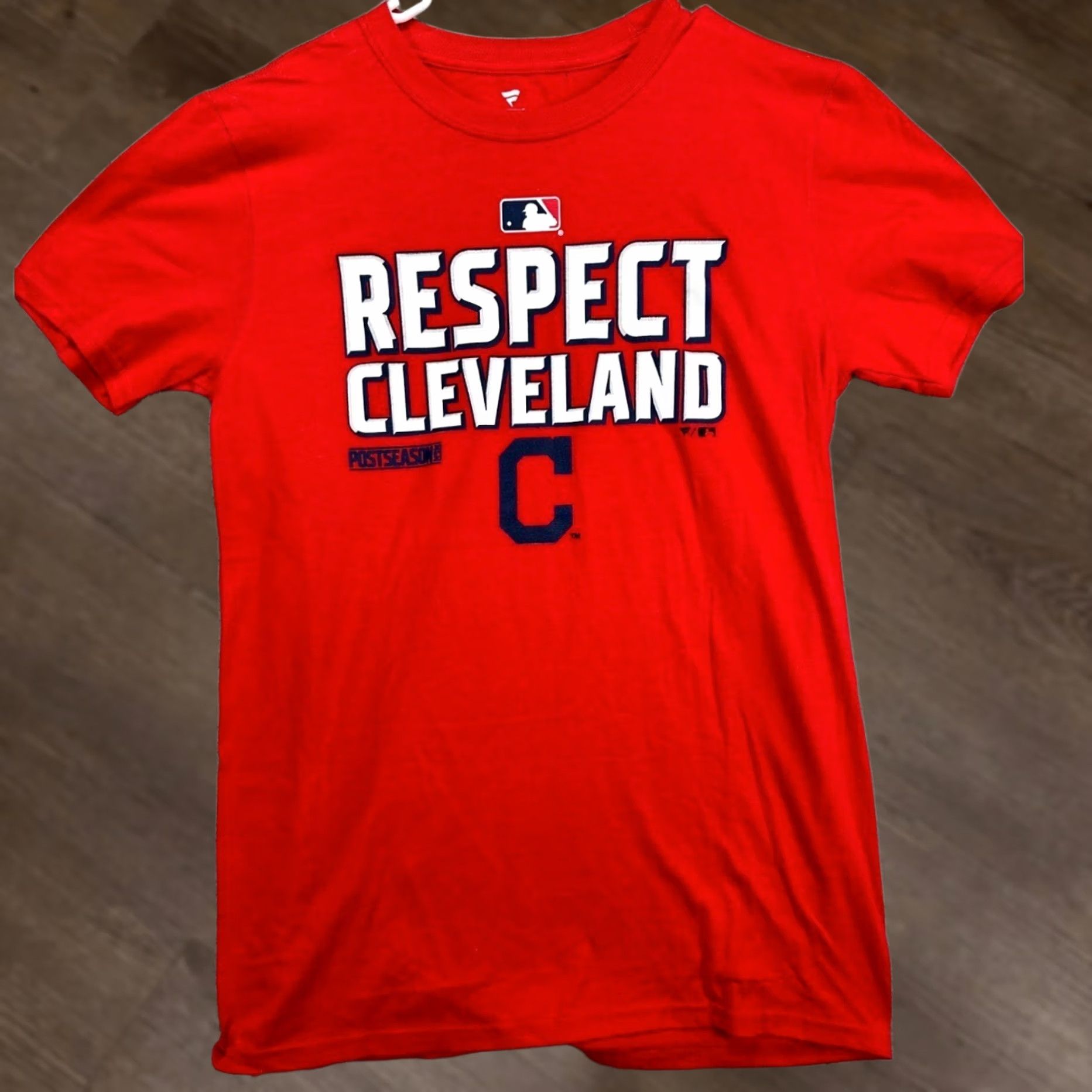 Vintage Fanatics Cleveland Guardians T-Shirt Mens M Red MLB Postseason Respect Tee Size US M / EU 48-50 / 2 - 1 Thumbnail