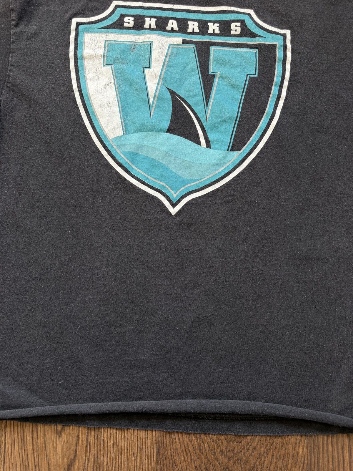 Vintage Vintage Y2K Worcester Sharks San Jose Hockey Graphic Tee Size US XL / EU 56 / 4 - 5 Thumbnail