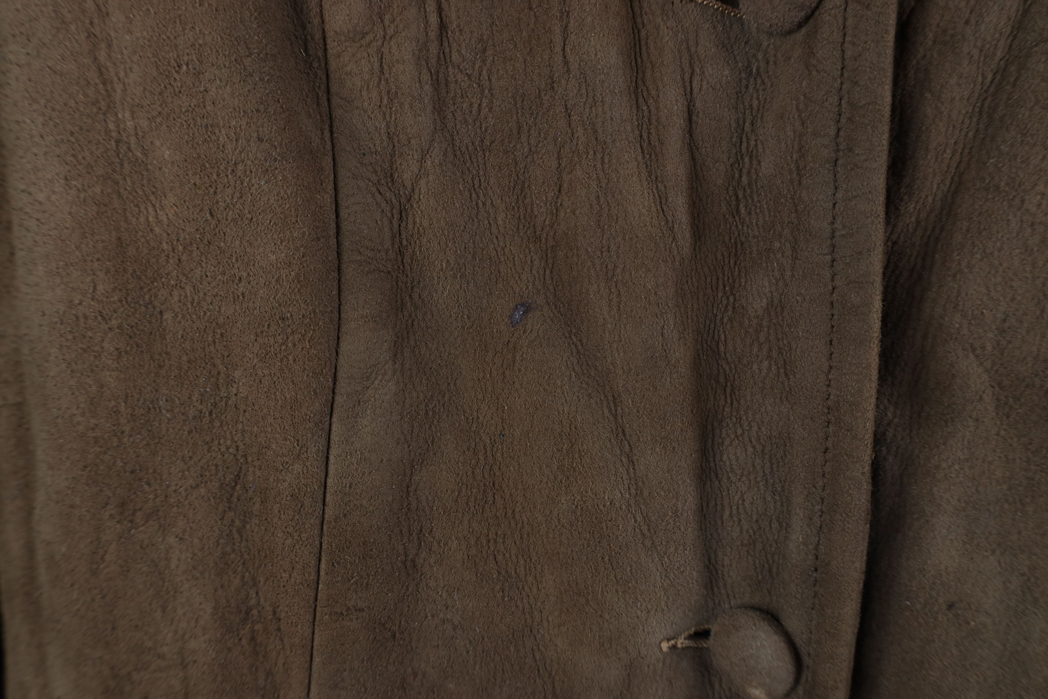 Vintage Vintage 50s Streetwear Lined Suede Leather Jacket Brown Size S / US 4 / IT 40 - 5 Thumbnail