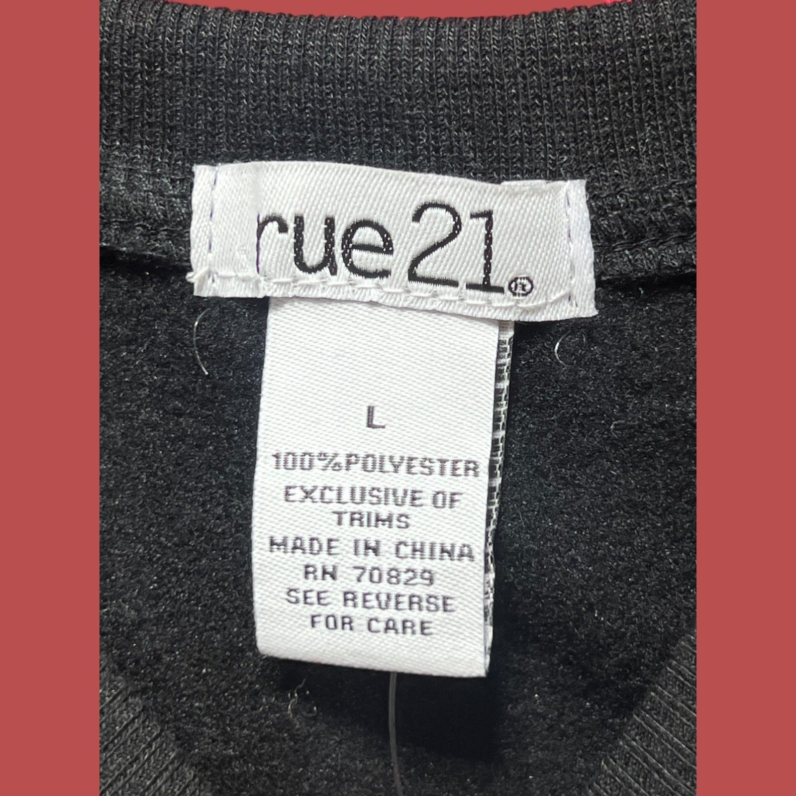 rue21 Rue 21 - Women's Long Sleeve Sweater - Black - Large Size L / US 10 / IT 46 - 10 Thumbnail