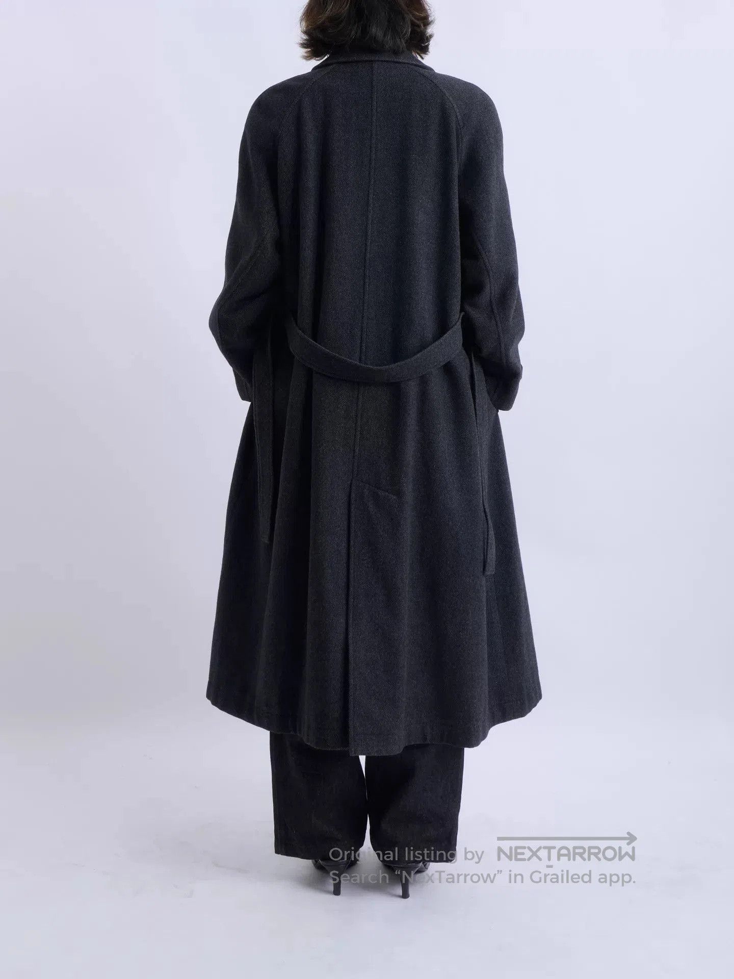 Kenzo Black Long Double-Breasted Coat Size S. Size US S / EU 44-46 / 1 - 5 Thumbnail