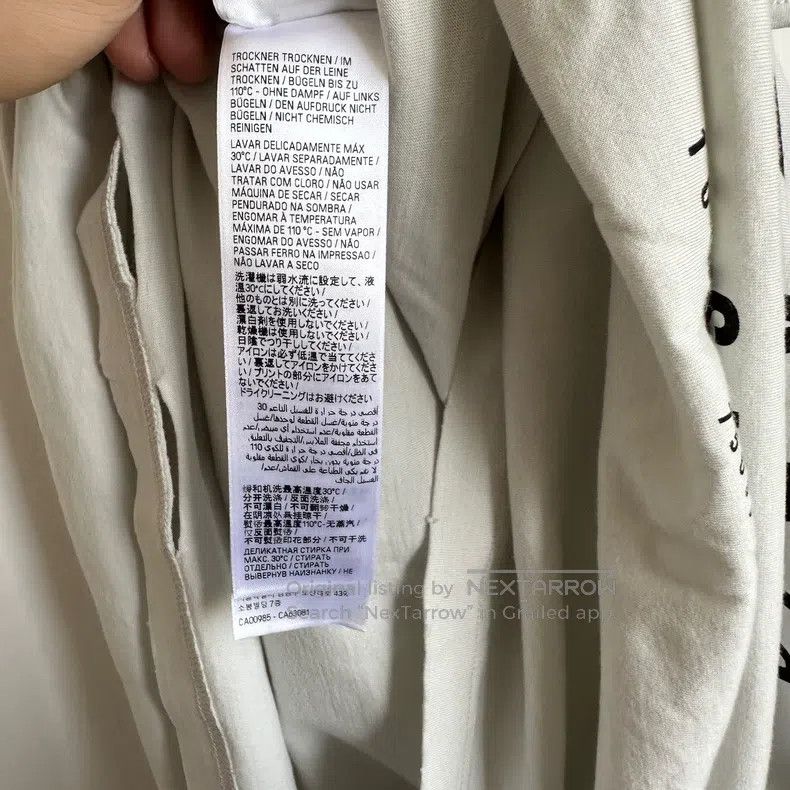 Balenciaga Balenciaga White Letter Print Short Sleeve Size US S / EU 44-46 / 1 - 6 Thumbnail