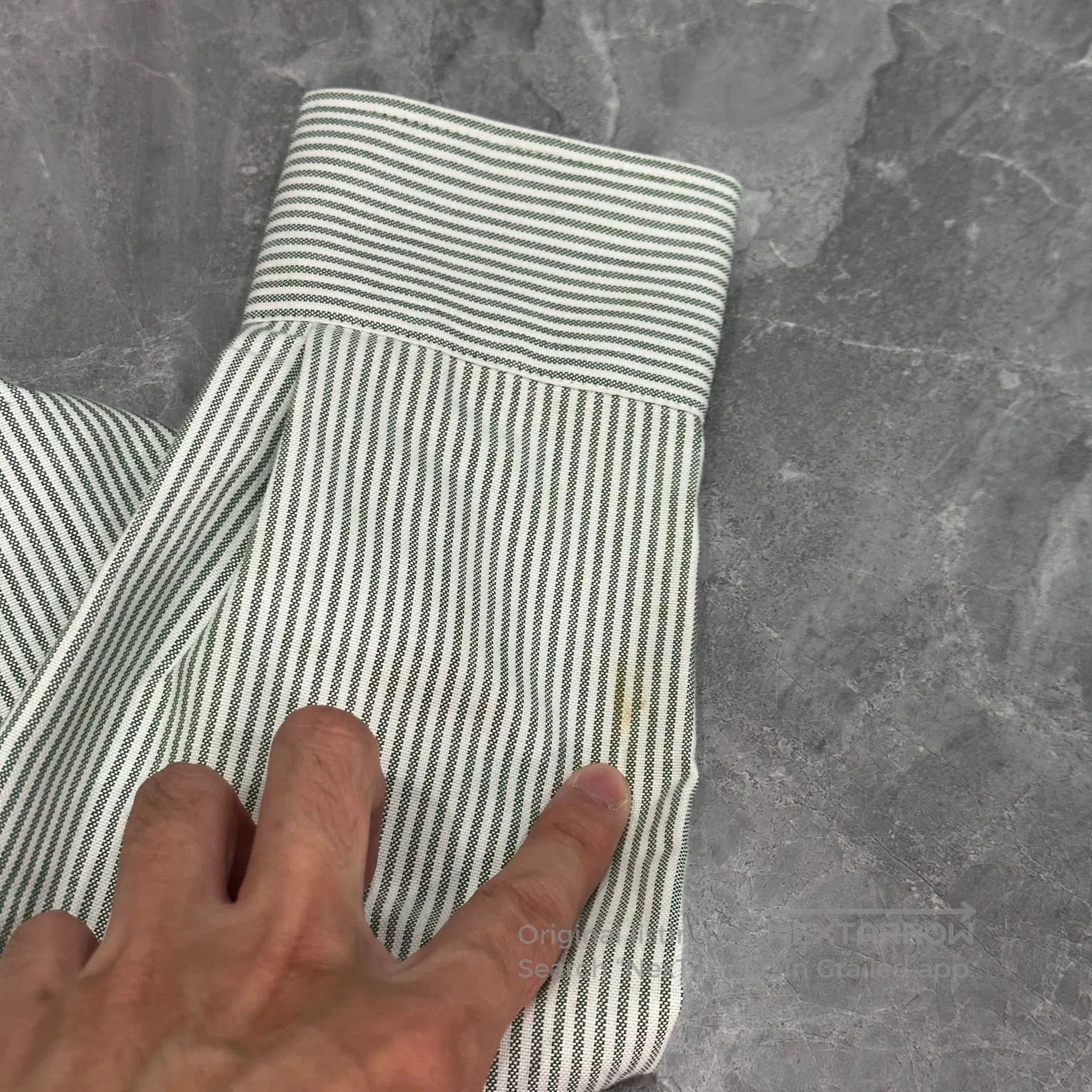 AMI Green Striped Long Sleeve Shirt. Size US XL / EU 56 / 4 - 6 Thumbnail