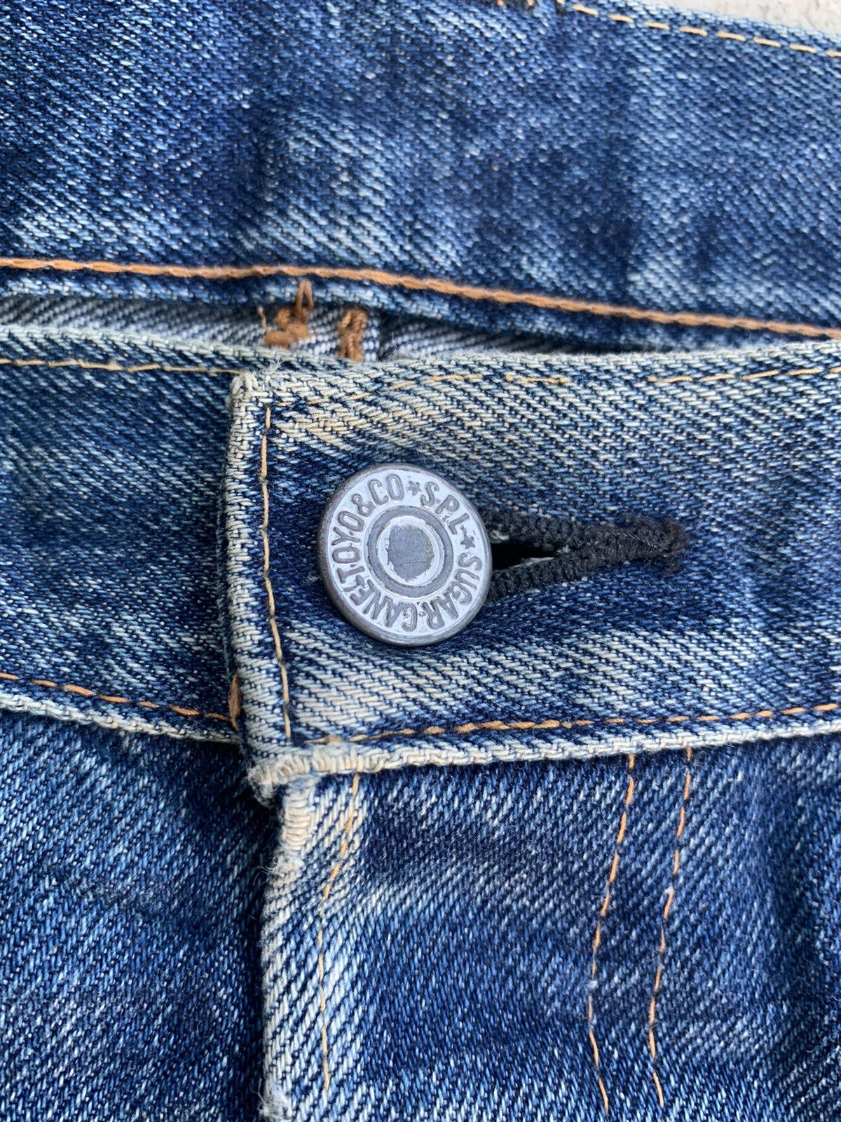 Sugar Cane Vintage Distressed Sugar Cane Redline Selvedge Denim Size US 30 / EU 46 - 14 Thumbnail