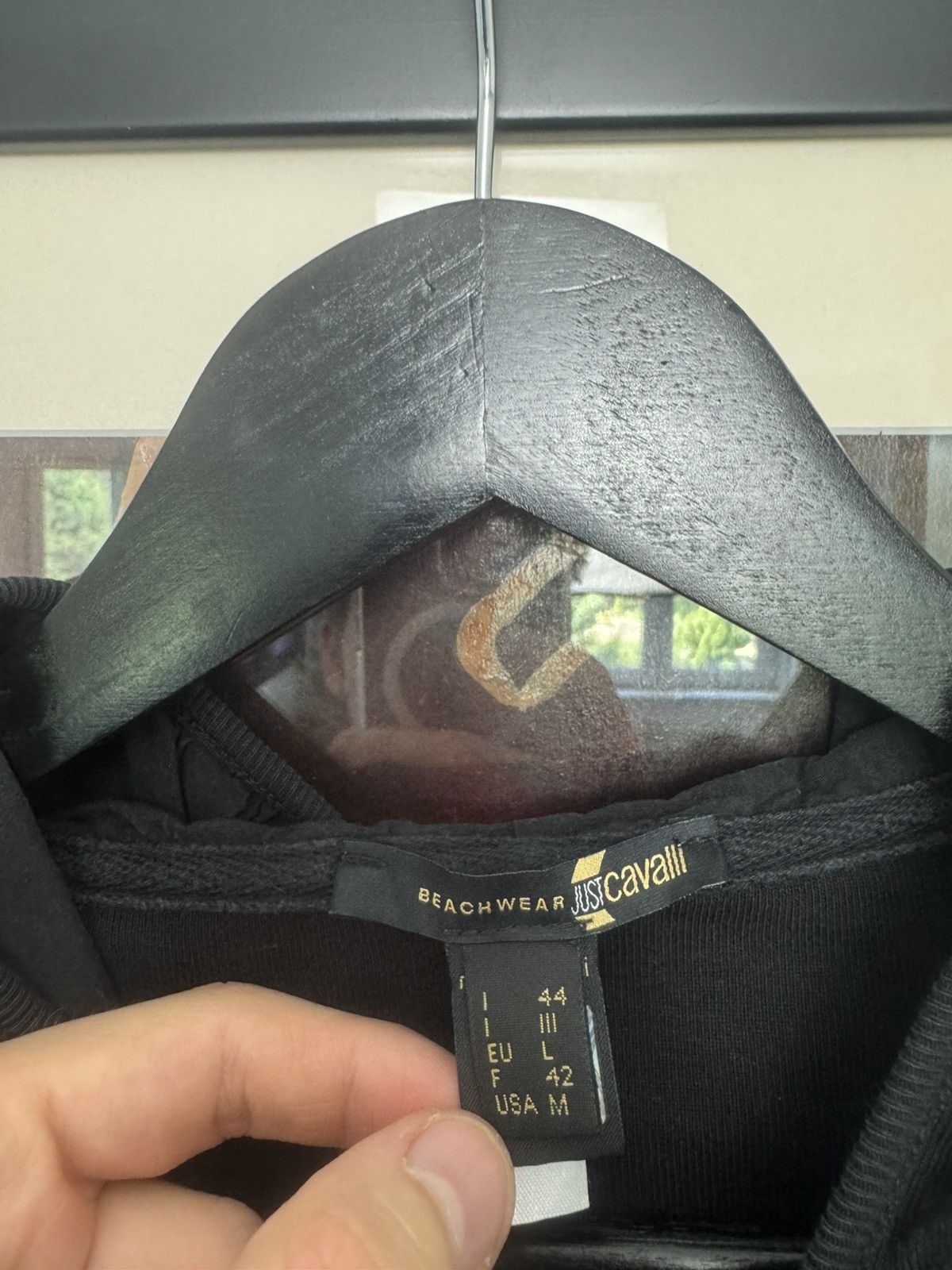 Just Cavalli Just Cavalli Vintage Y2k ZIP Hoodie Black Rare Drip Hype Size L / US 10 / IT 46 - 4 Thumbnail