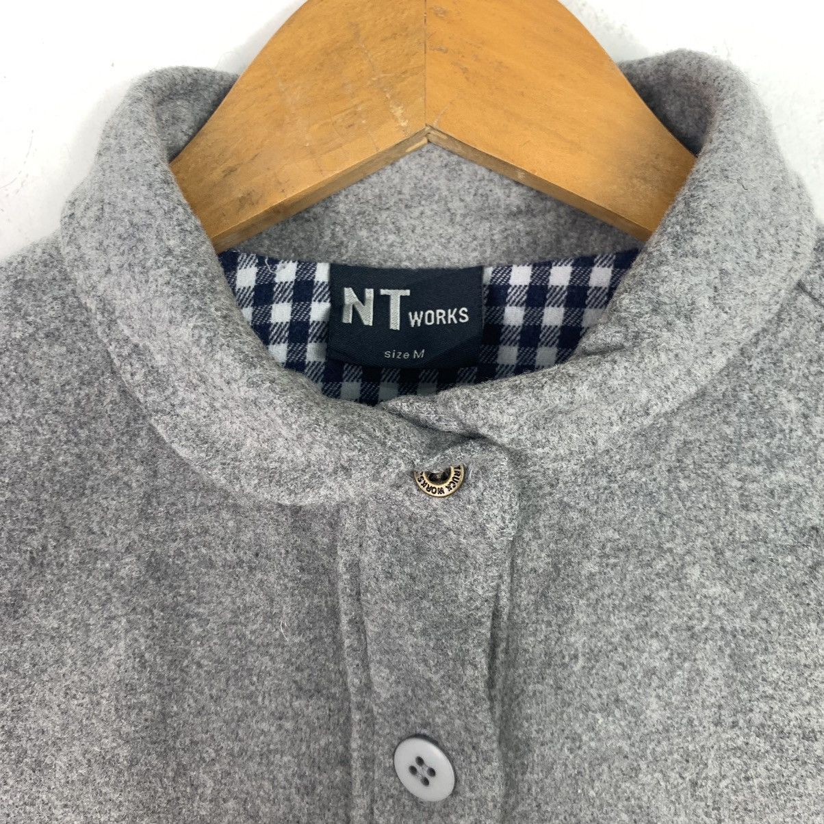 Designer × Japanese Brand × Vintage Vintage Japanese Brand Button Up Wool Jacket Size US M / EU 48-50 / 2 - 2 Thumbnail