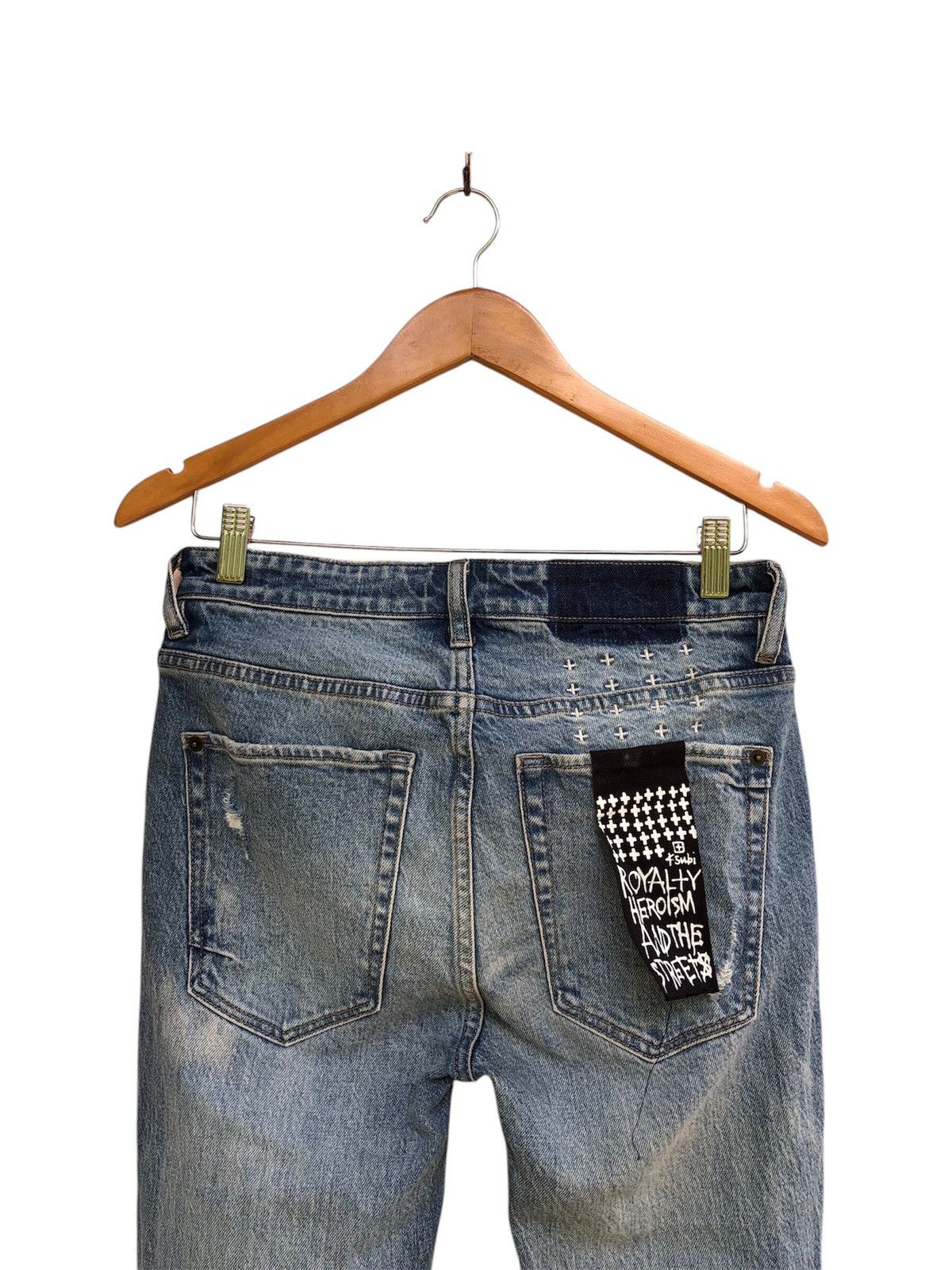 Ksubi Ksubi High Rage Distressed Patch Jeans Size US 28 / EU 44 - 6 Thumbnail