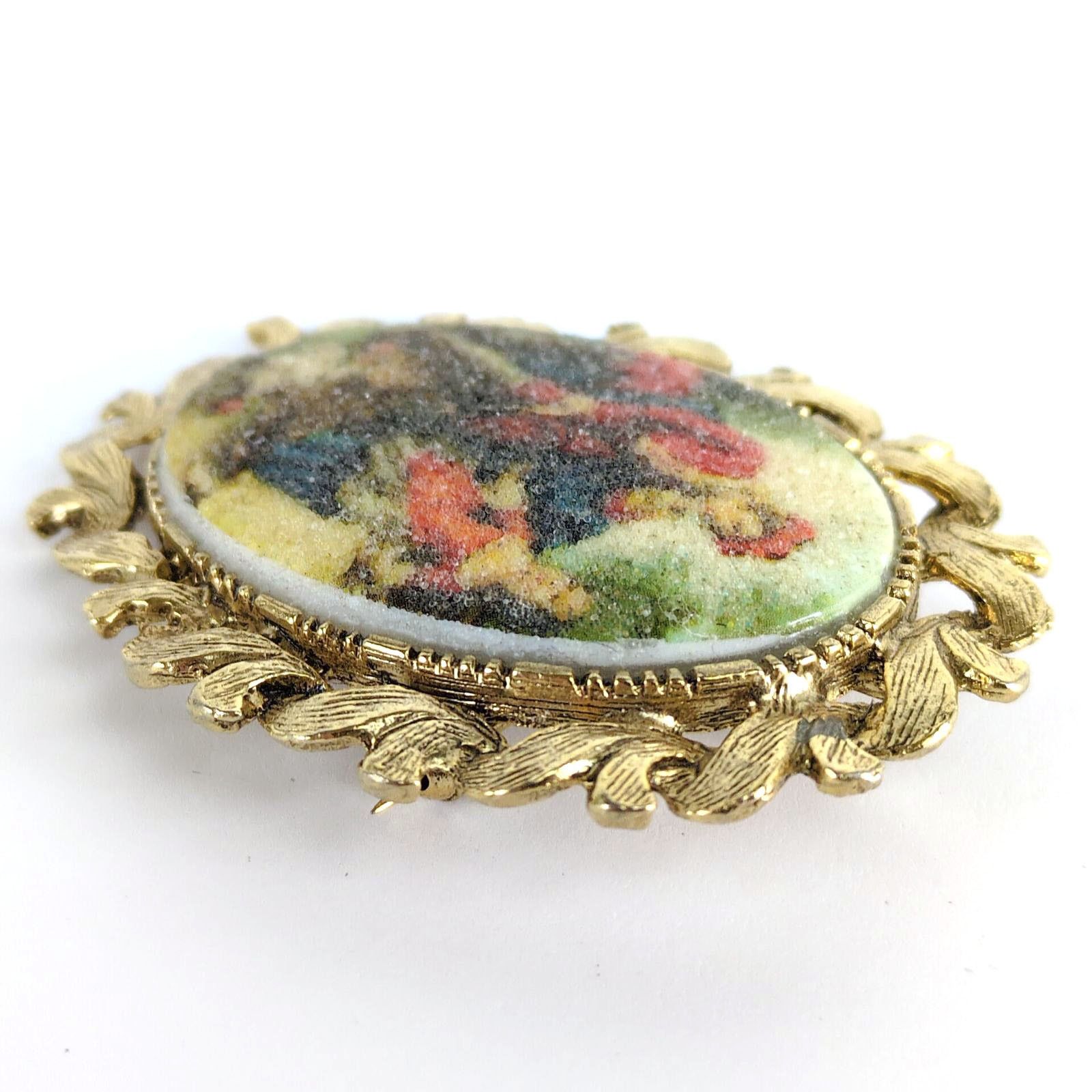 Vintage Victorian Revival Portrait Sugar Cameo Brooch Pin Pendant Size ONE SIZE - 4 Thumbnail