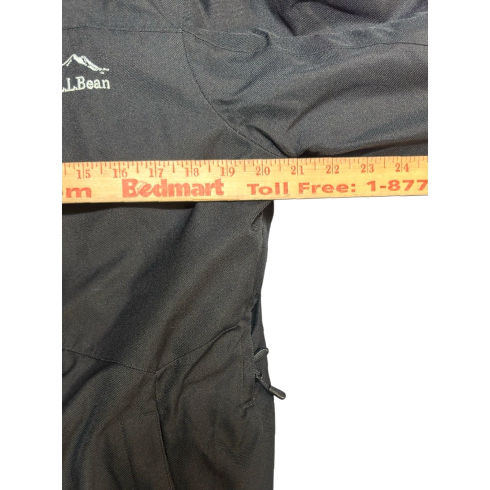 Vintage LL Bean Jacket Men’s S Hooded Black Insulated Zipper Pockets Coat Nylon Shell Nylon Lining Embroidered Size US S / EU 44-46 / 1 - 3 Thumbnail
