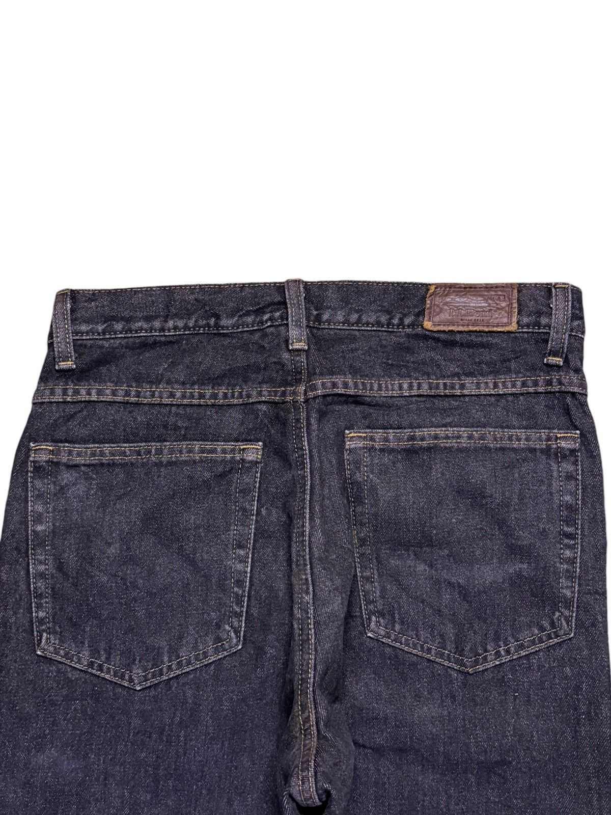Japanese Brand × L.L. Bean Vintage LL Bean Raw Denim Flannel Inside Classic Fit Jeans Size US 30 / EU 46 - 8 Thumbnail