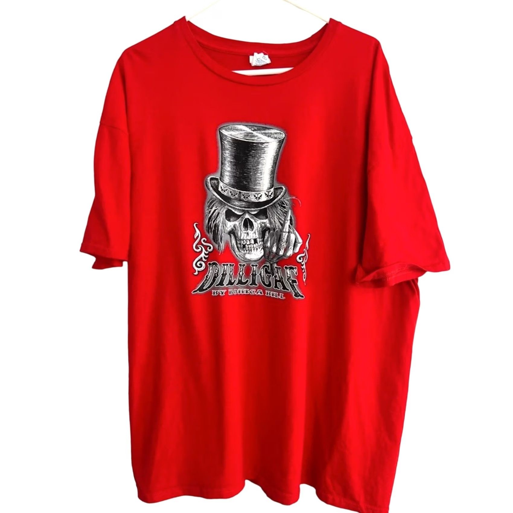 Vintage RED DILLIGAF BOHICA BILL Shirt SIZ XXXL MEN 3XL Regular Pit To 25” Length 32” Brand Approved Size US XXL / EU 58 / 5 - 3 Thumbnail