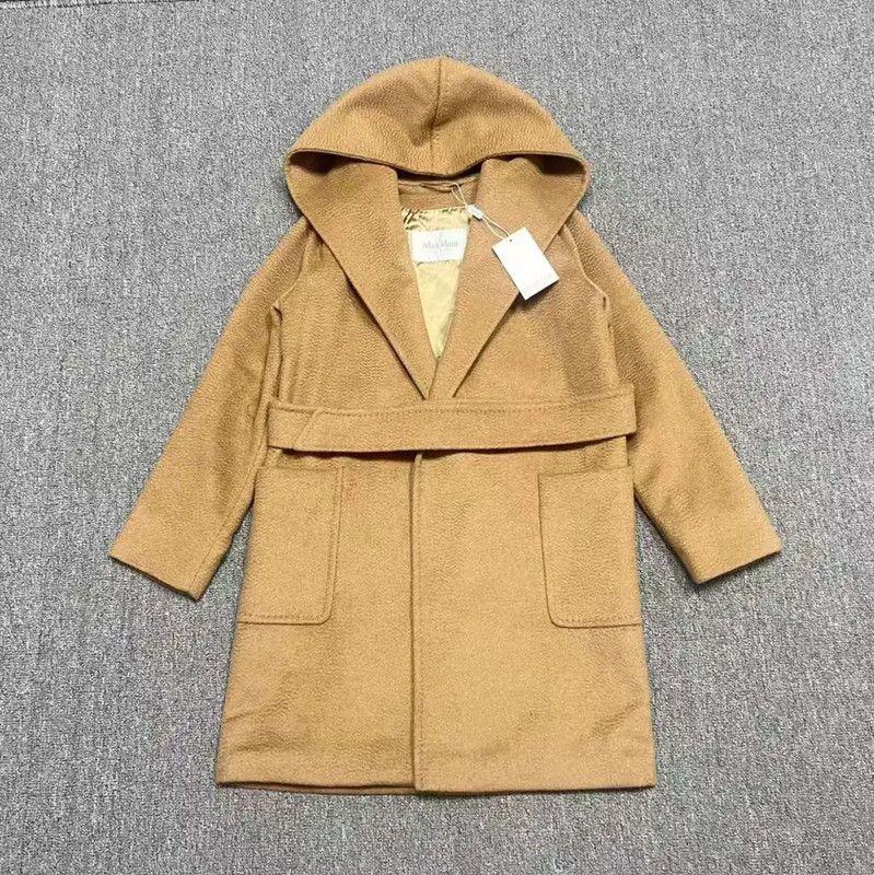 Max Mara MaxMara Camel Cotton Hooded Coat for Women 0089 Size S / US 4 / IT 40 - 1 Thumbnail
