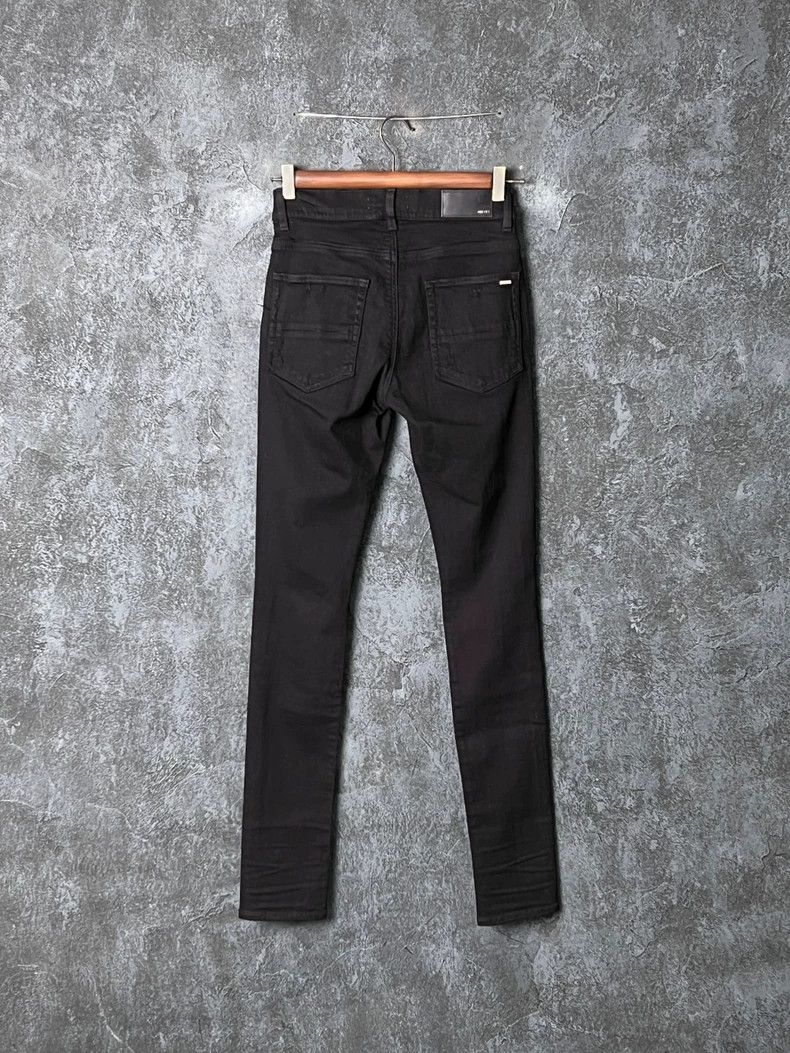 Amiri Amiri Black Ripped Denim Pants Size US 29 - 2 Thumbnail