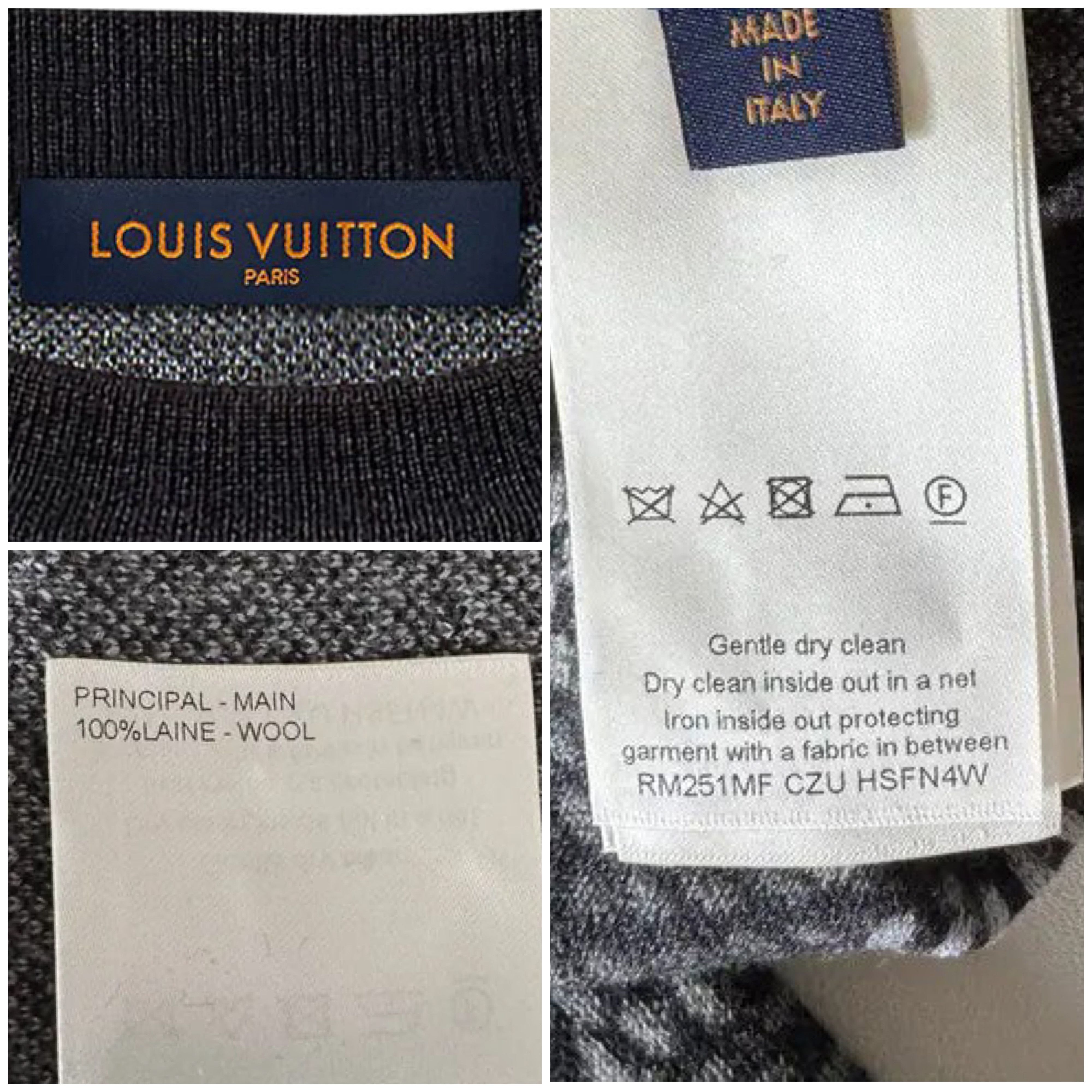 Louis Vuitton Louis Vuitton Damier LV Monogram Sweatershirt Size US L / EU 52-54 / 3 - 8 Thumbnail