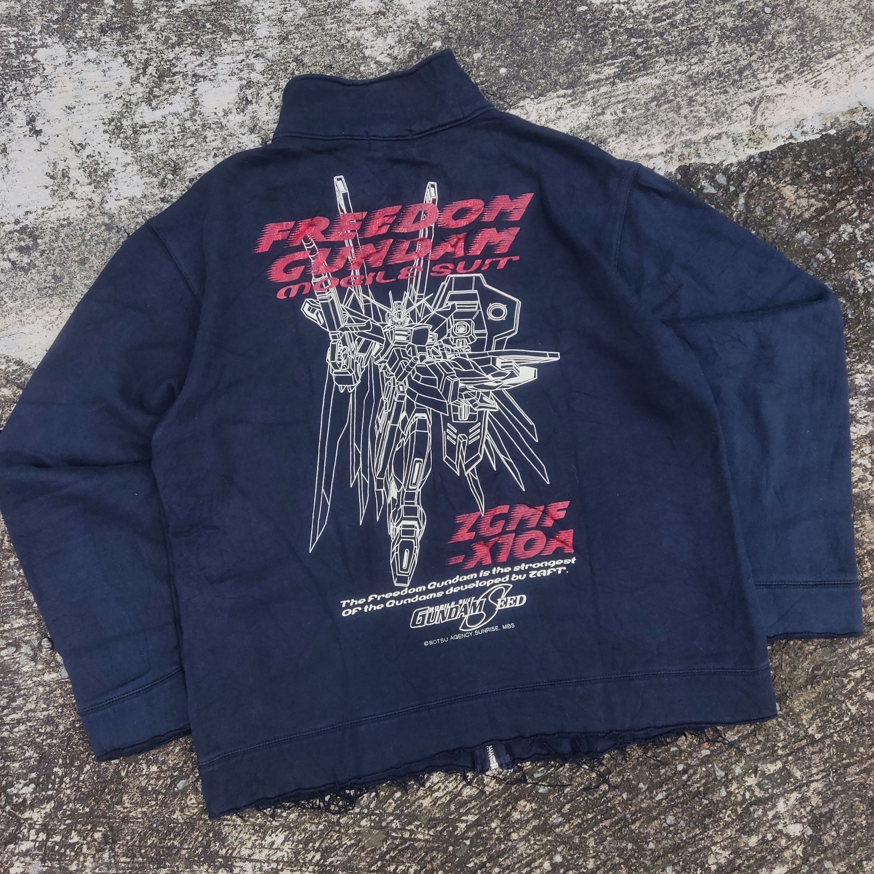 Y2K Gundam Seed Track Top, XGMF-X10A. Anime Mecha