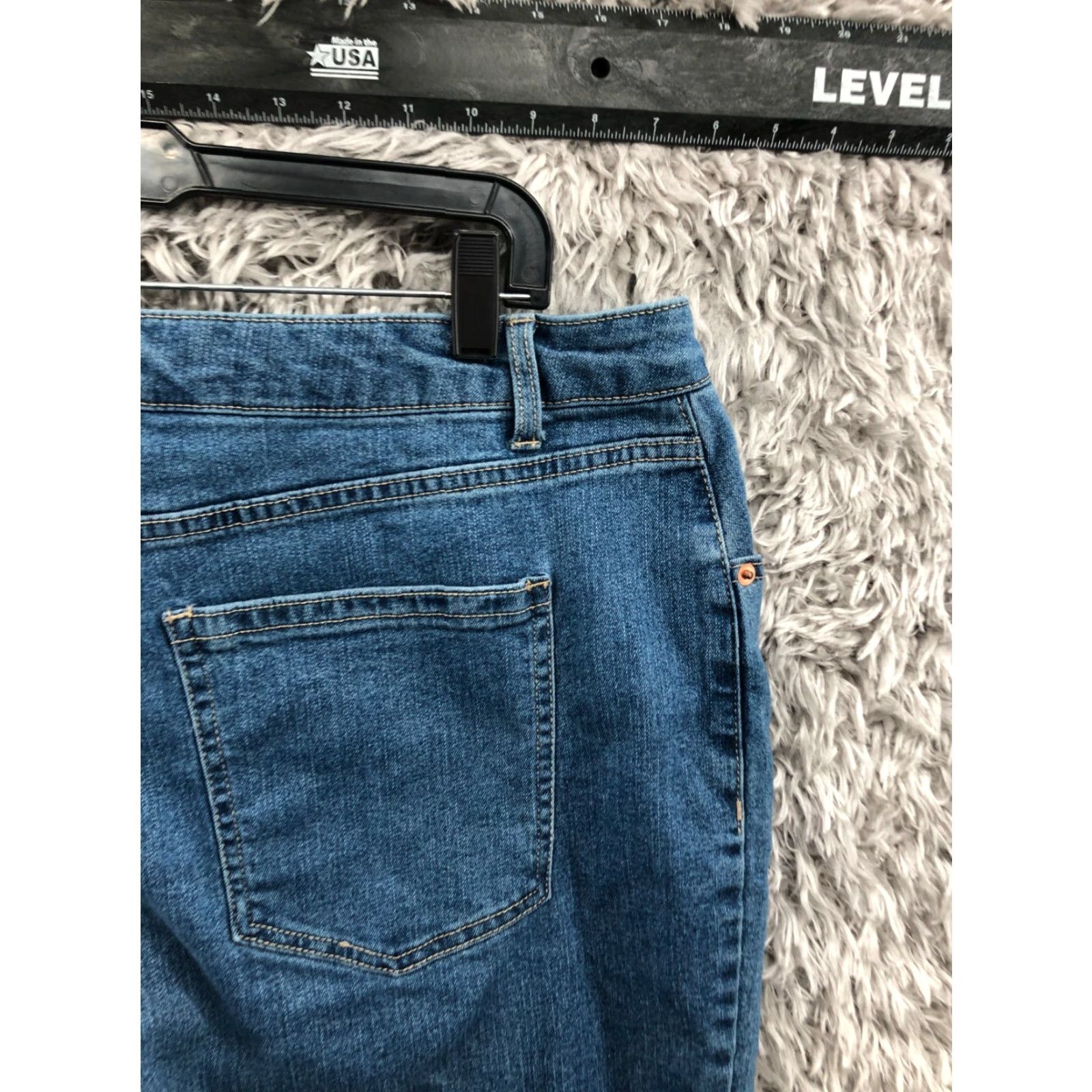Vintage No Boundaries Jeans High Rise Mom Jeans Size 21 Juniors Medium Wash Blue Denim Women Adult Regular 5-Pocket Distressed? No—but no. Size 42" / US 20 - 6 Thumbnail
