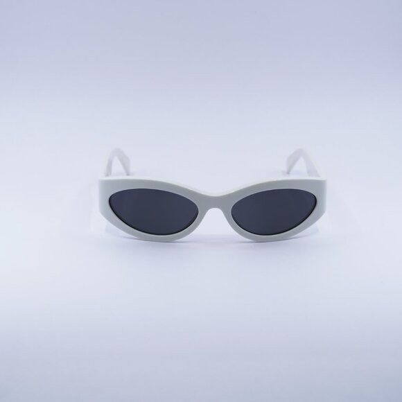 Celine Celine CL40288I 25A MONOCHROMS Sunglasses Ivory Cat Eye Size ONE SIZE - 2 Thumbnail