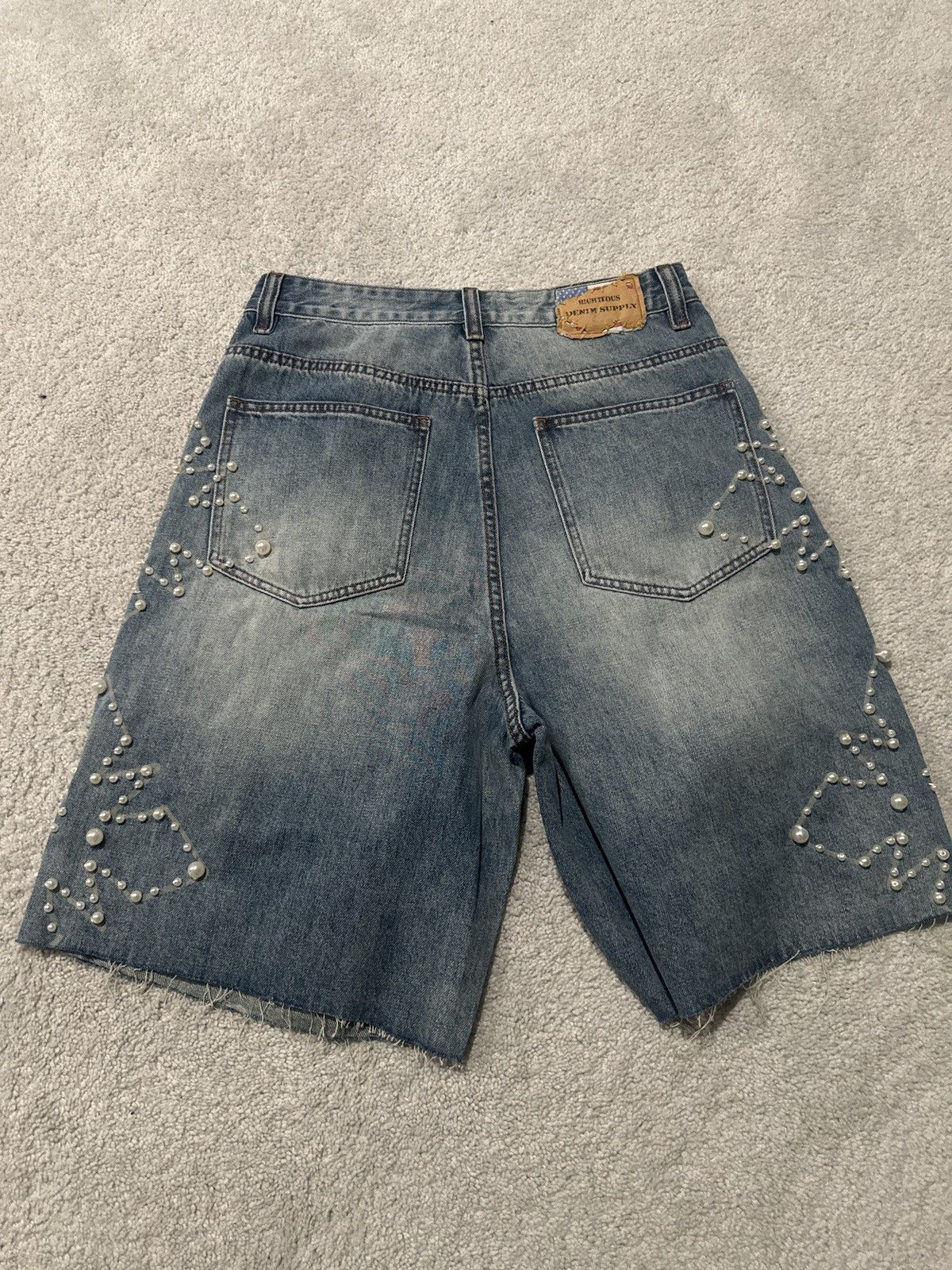 Other Righteous Pearl Denim Blue Shorts Size US 30 / EU 46 - 2 Thumbnail