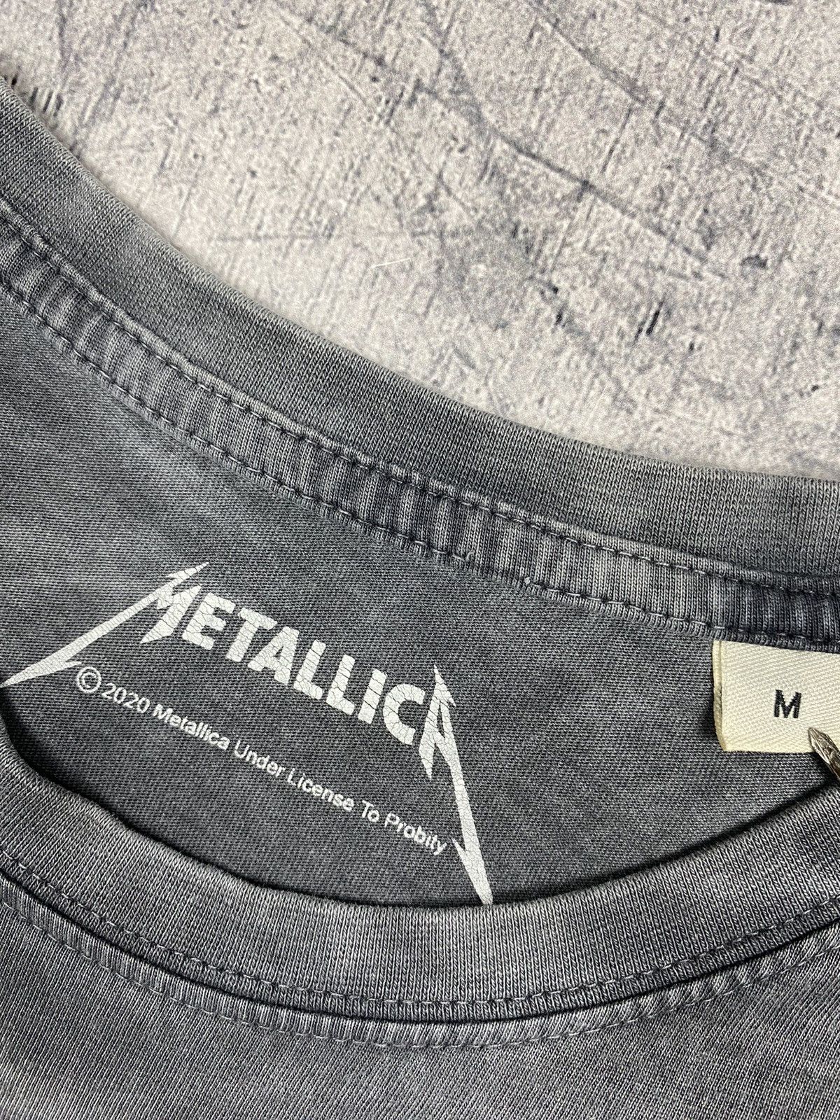Band Tees Metallica 2020 Y2K Faded Designer T Shirt Tee Size US M / EU 48-50 / 2 - 8 Thumbnail