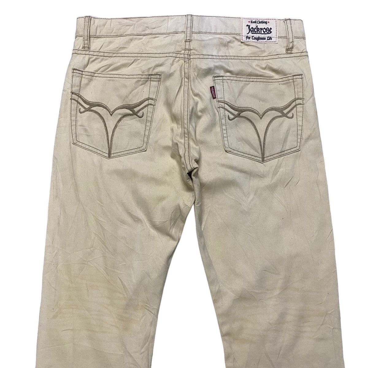 JACKROSE Jackrose Rusty Denim Low Flare Jeans Size US 33 - 10 Thumbnail