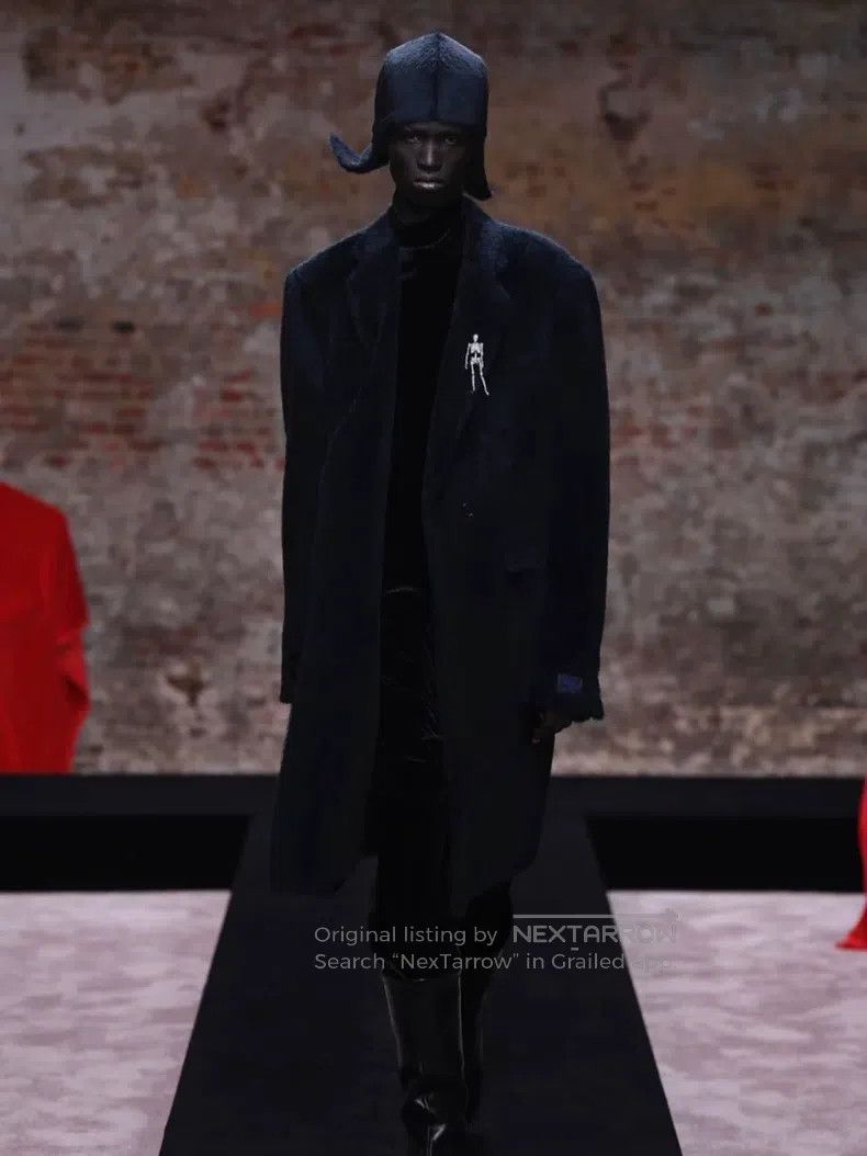 Raf Simons Raf Simons AW 2022-2023 black coat jacket Size US S / EU 44-46 / 1 - 7 Thumbnail