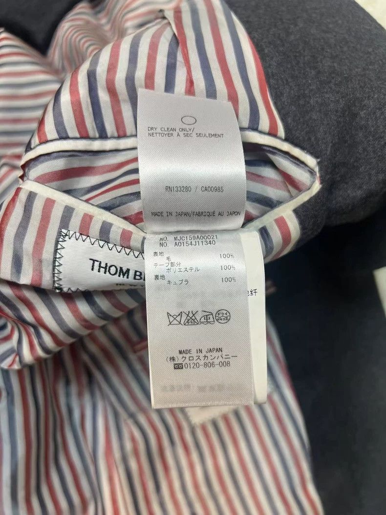 Thom Browne Thom Browne size1 Gray cashmere suit Size 34S - 7 Thumbnail