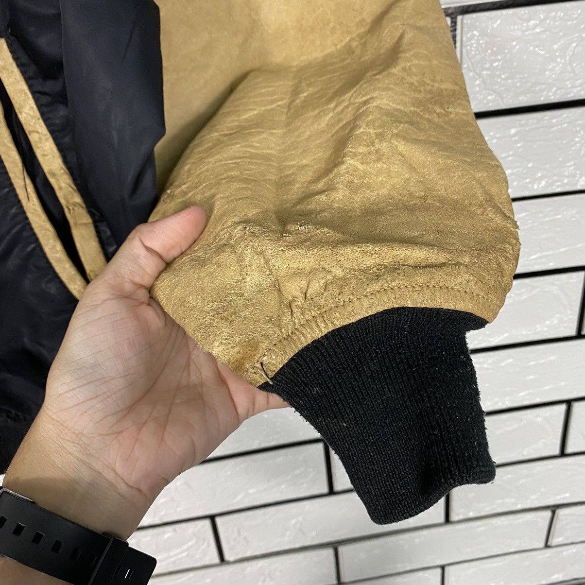 Guess 📌Vintage Bomber Leather Jacket Guess Big Logo Embroidery Size US L / EU 52-54 / 3 - 16 Thumbnail